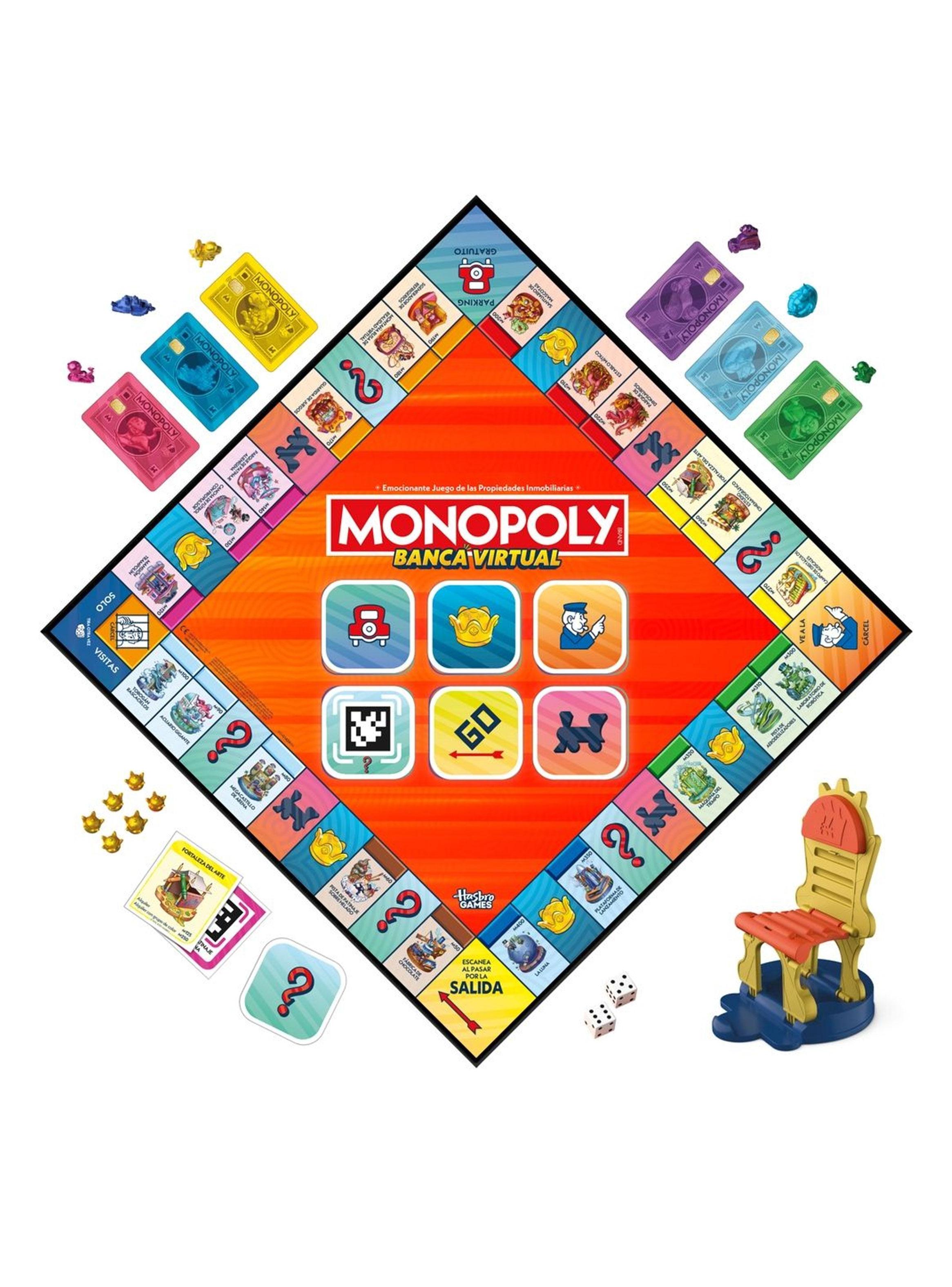 Juego de Mesa Monopoly Banco Virtual-3