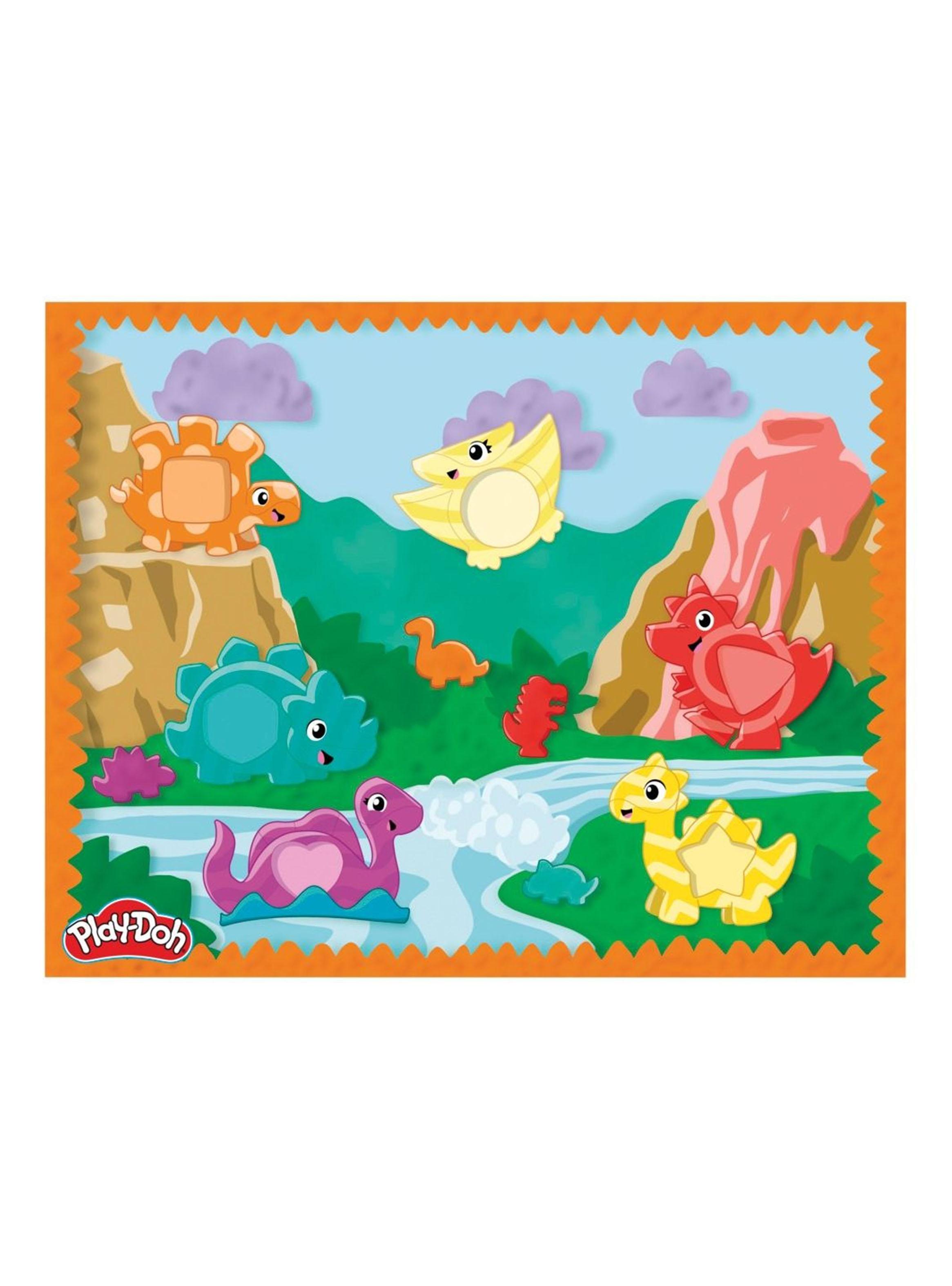 Set de Masa Moldeable Dinosaurio Formas y Colores-4