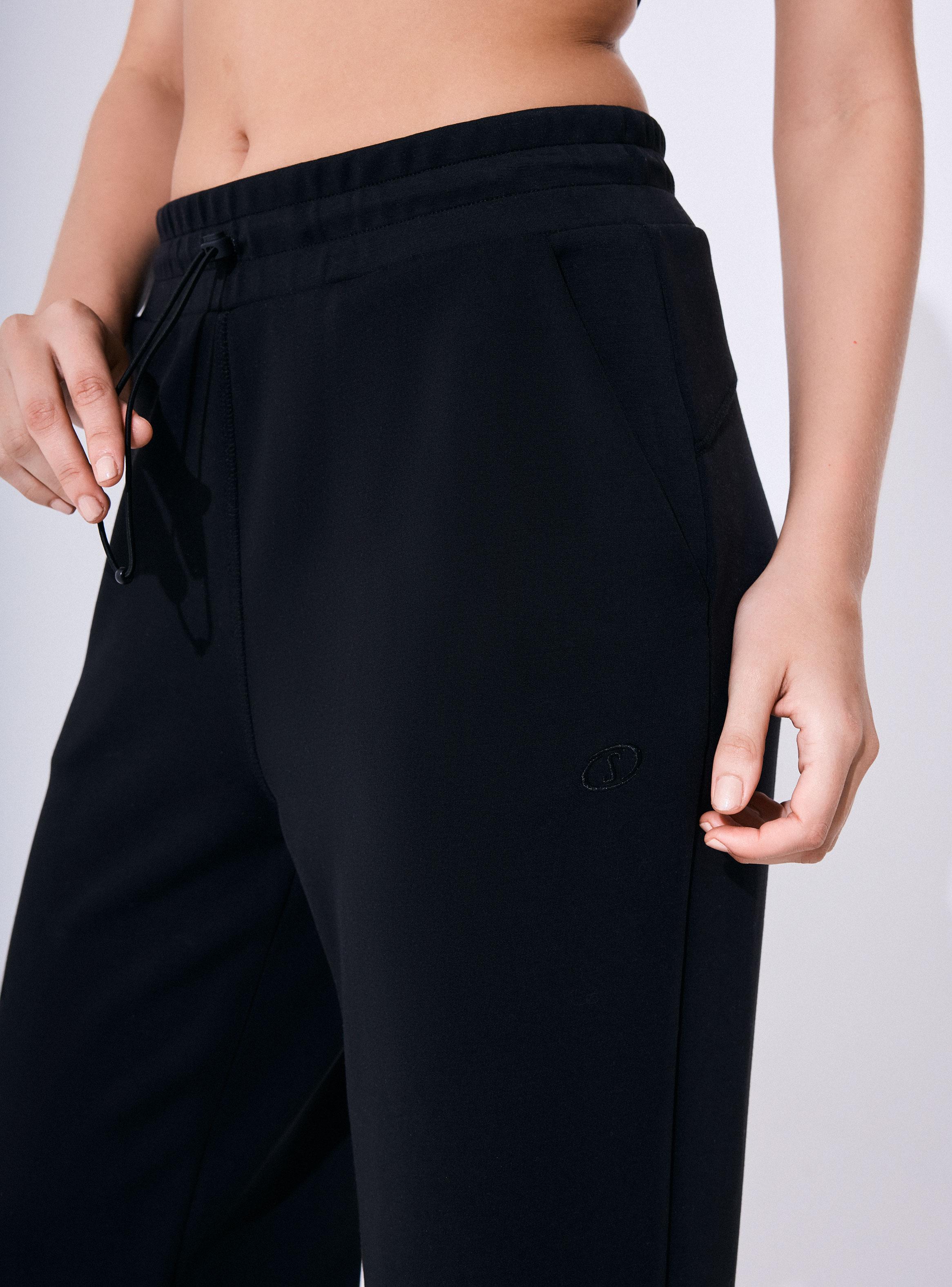 Pantalón Bota Recta Tela Fluida-2
