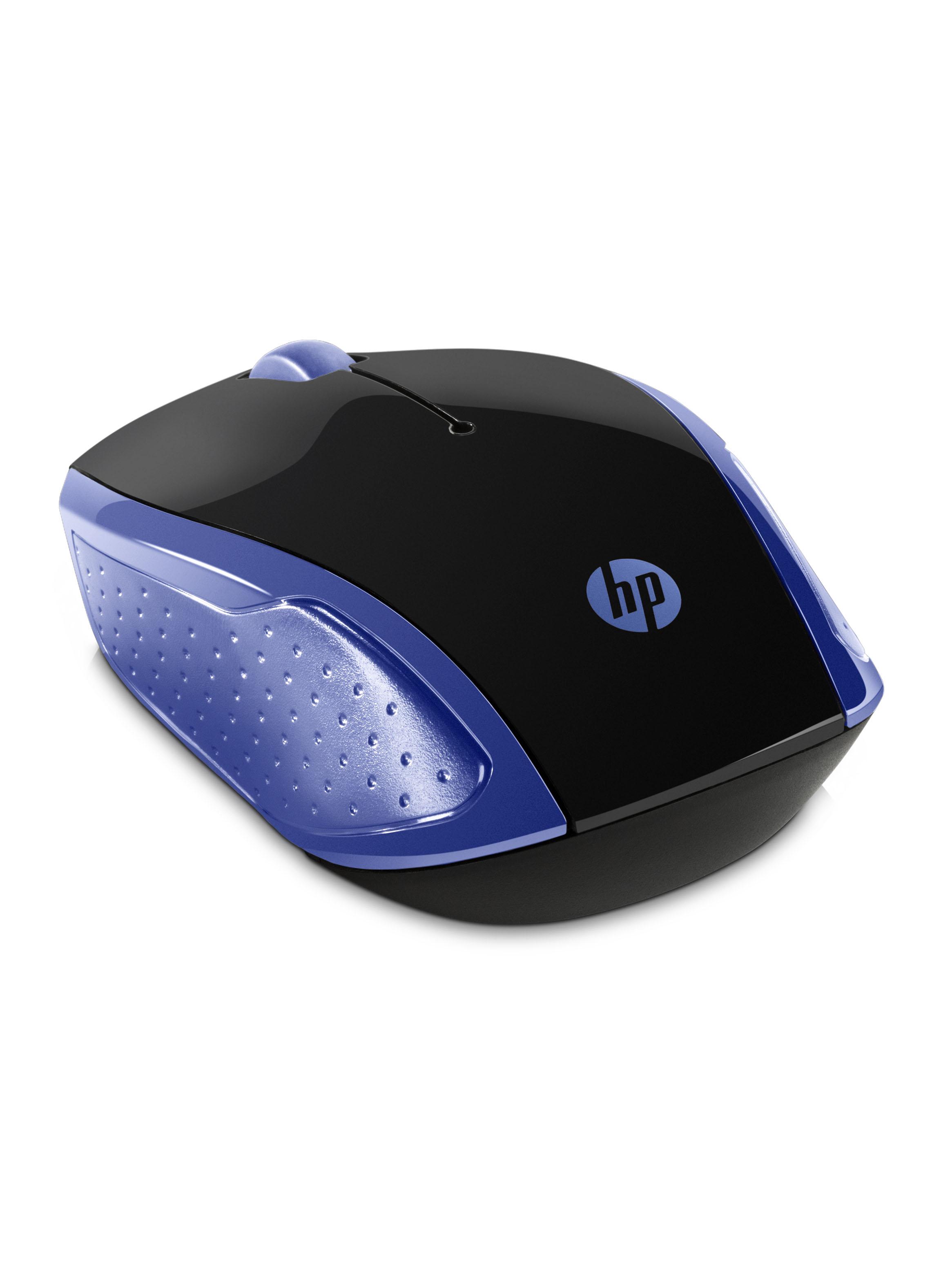 Mouse Inalámbrico HP200 Azul-2