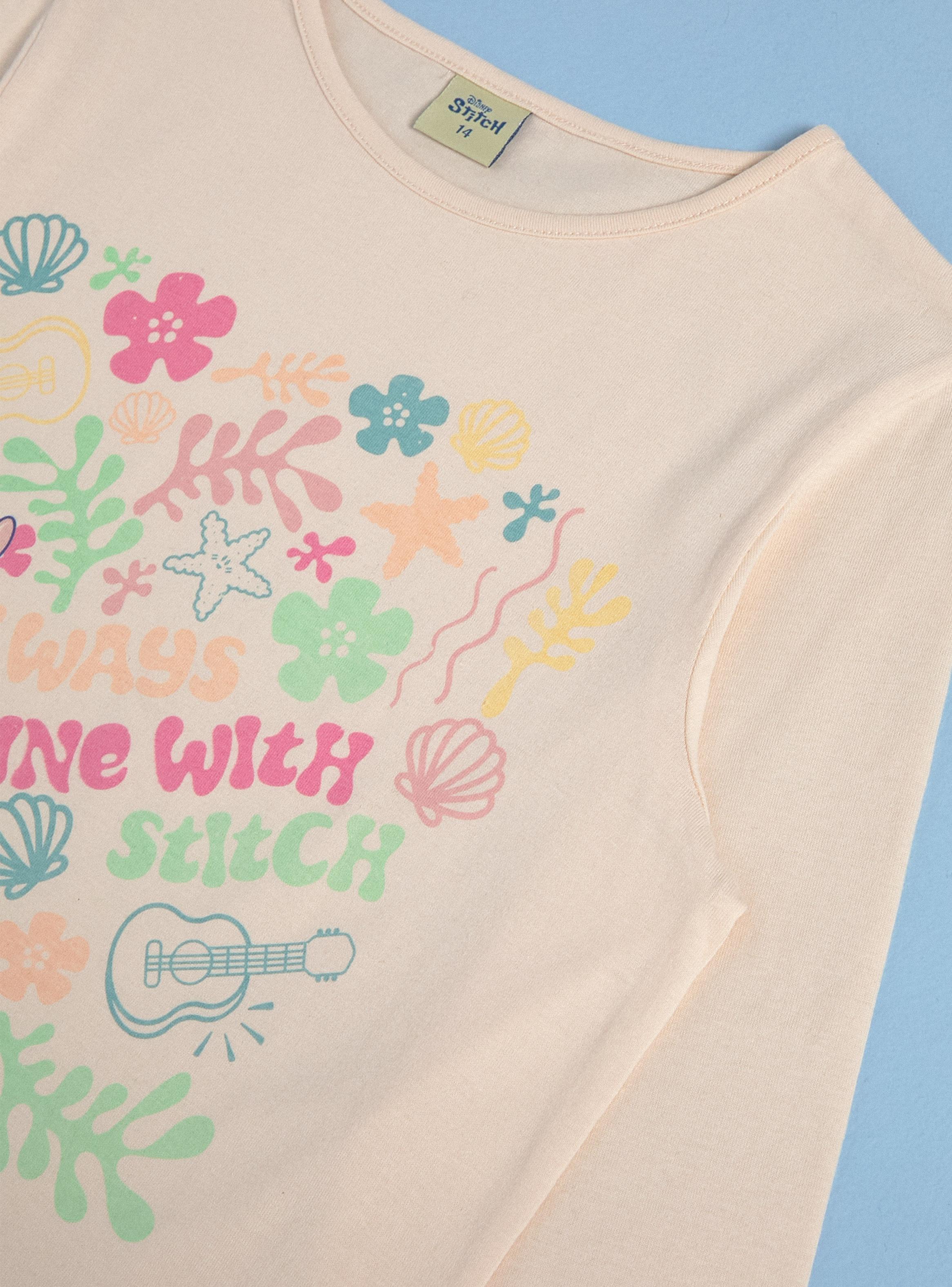 Polera Estampado Stitch Colores-2