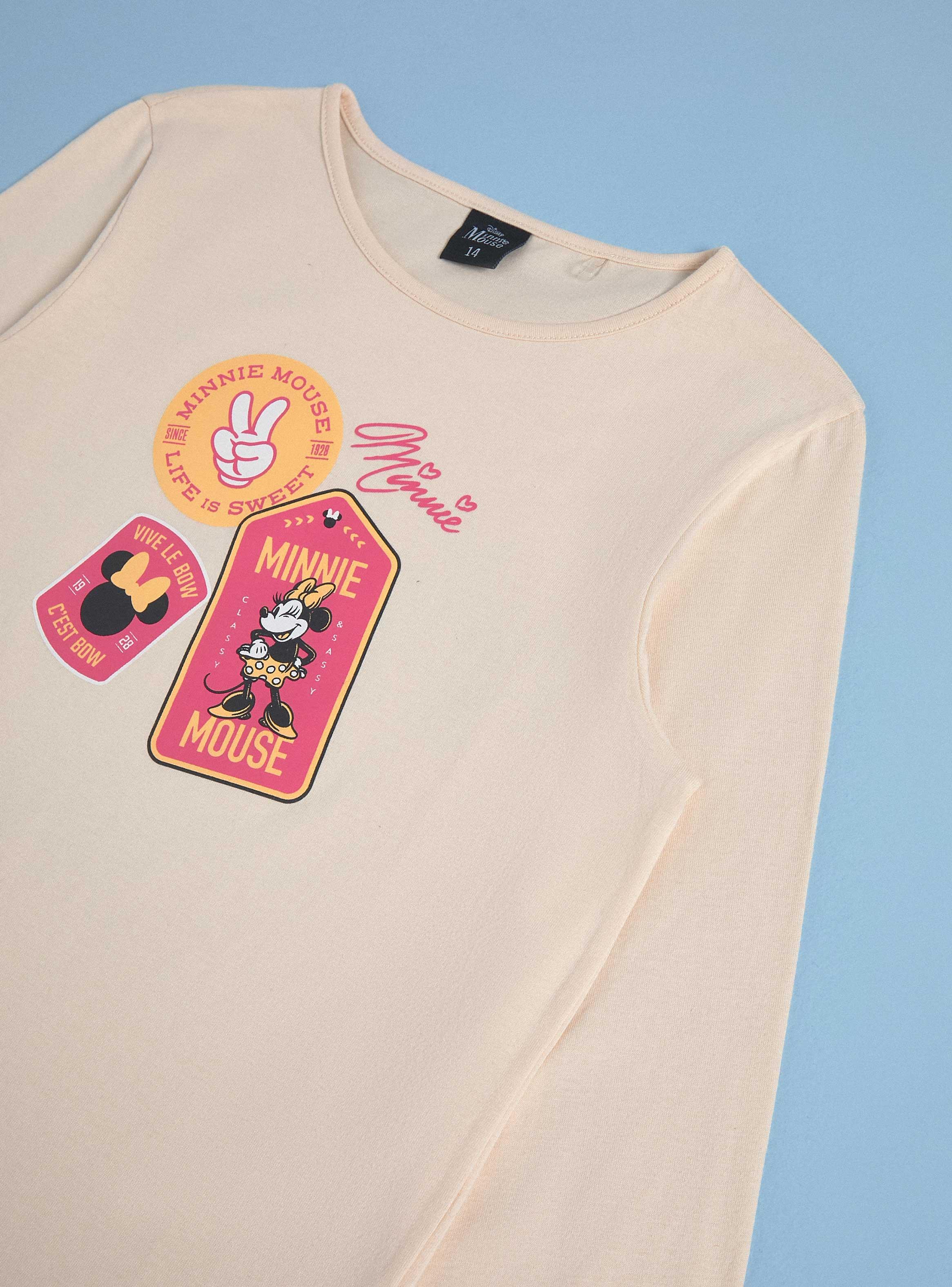 Polera Estampado Etiquetas Minnie-2