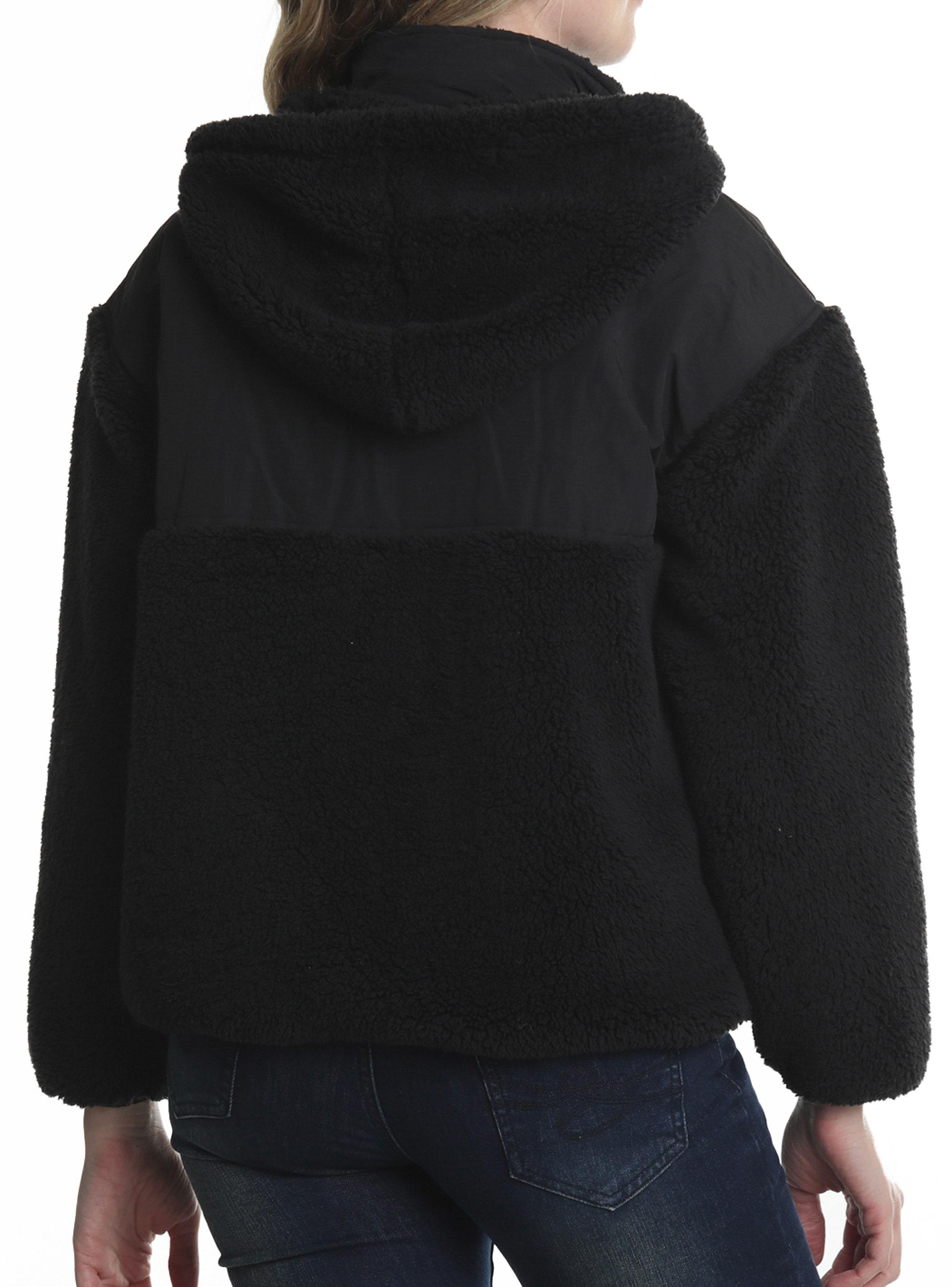 Polerón Curly Shaggy Full Zipper Capucha-1