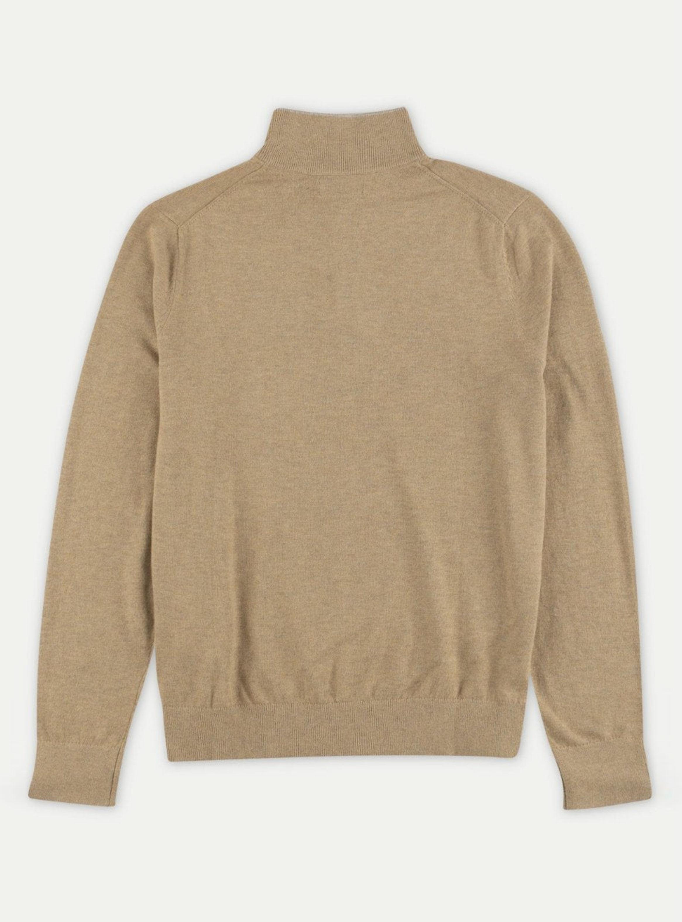 Sweater Logo Bordado Casual Cierre Medio-1
