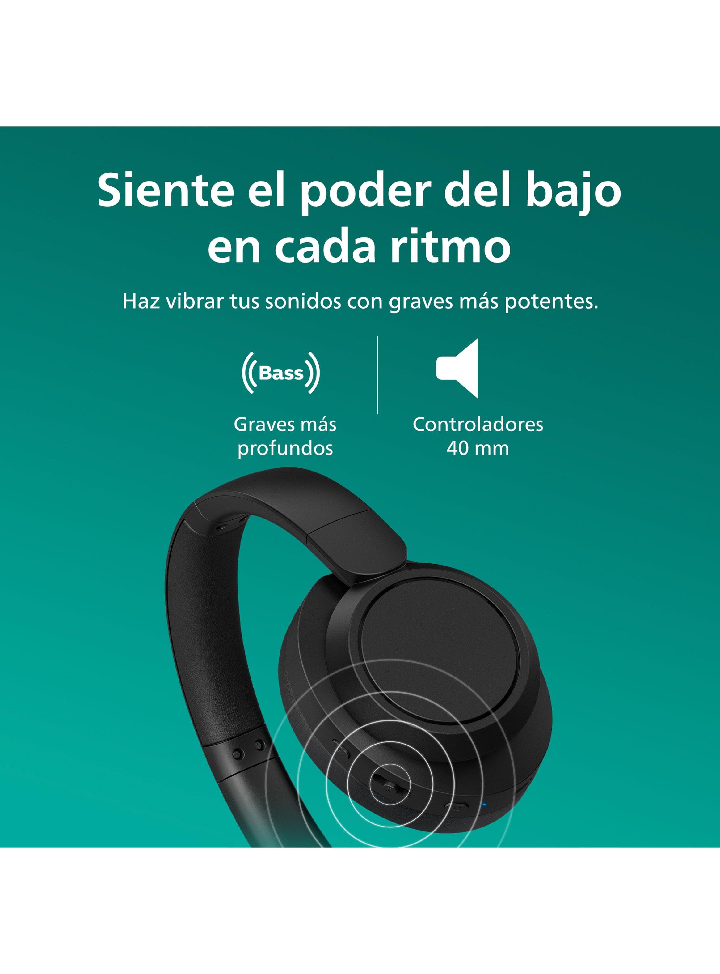 Audífonos Bluetooth Noise Cancelling TAH6509 Negro-1