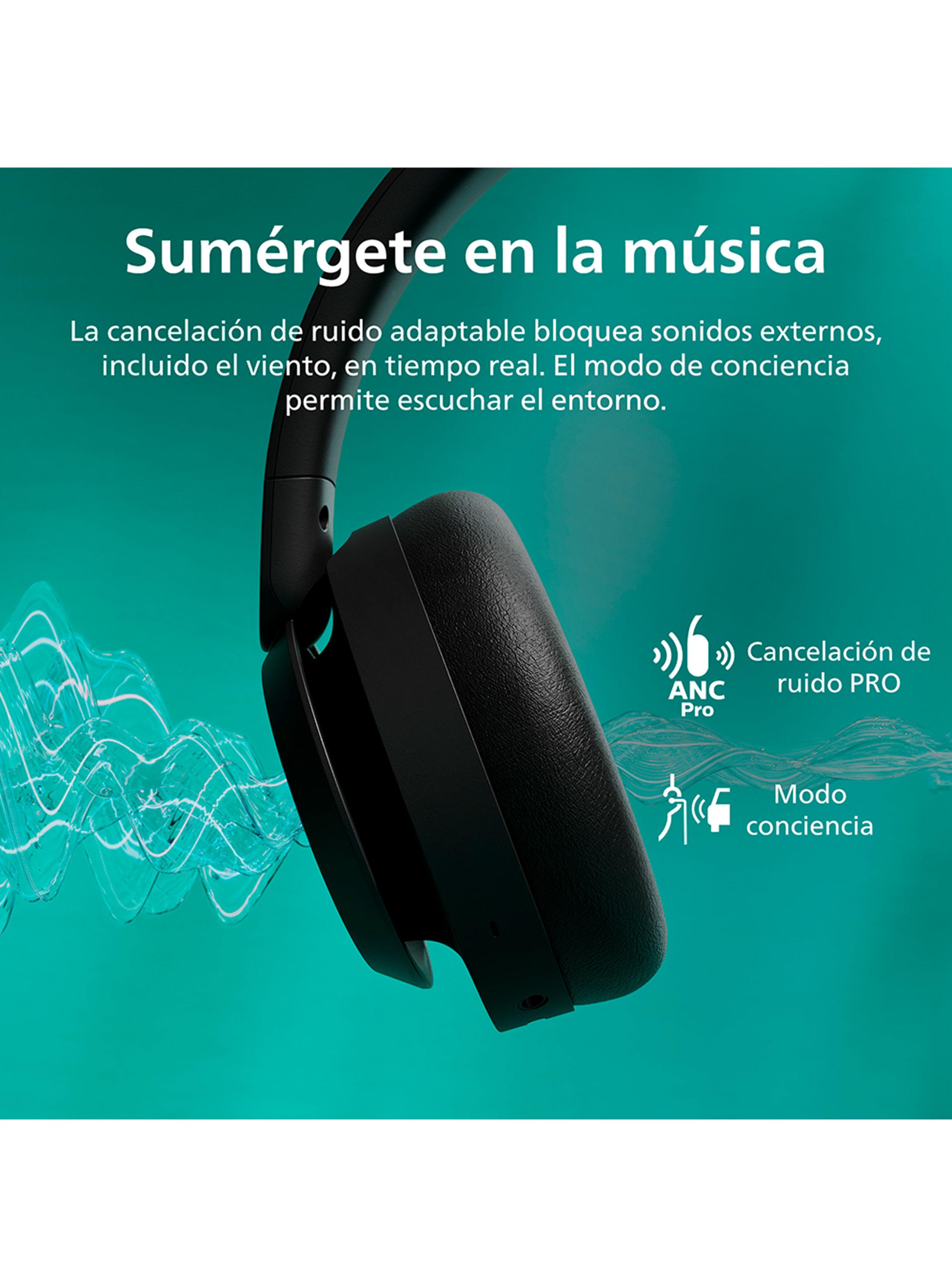 Audífonos Bluetooth Noise Cancelling TAH6509 Negro-3