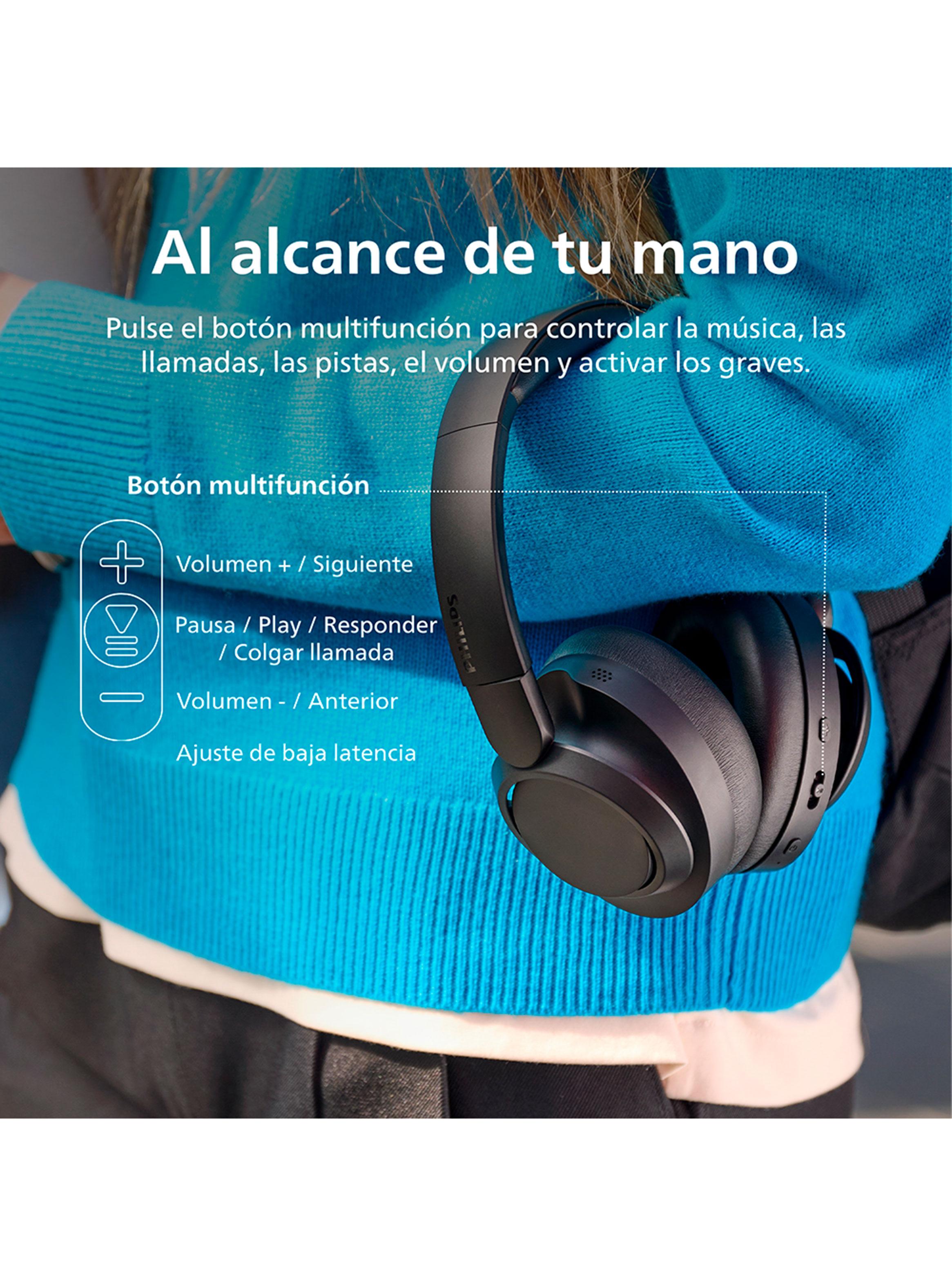 Audífonos Bluetooth Noise Cancelling TAH6509 Negro-5
