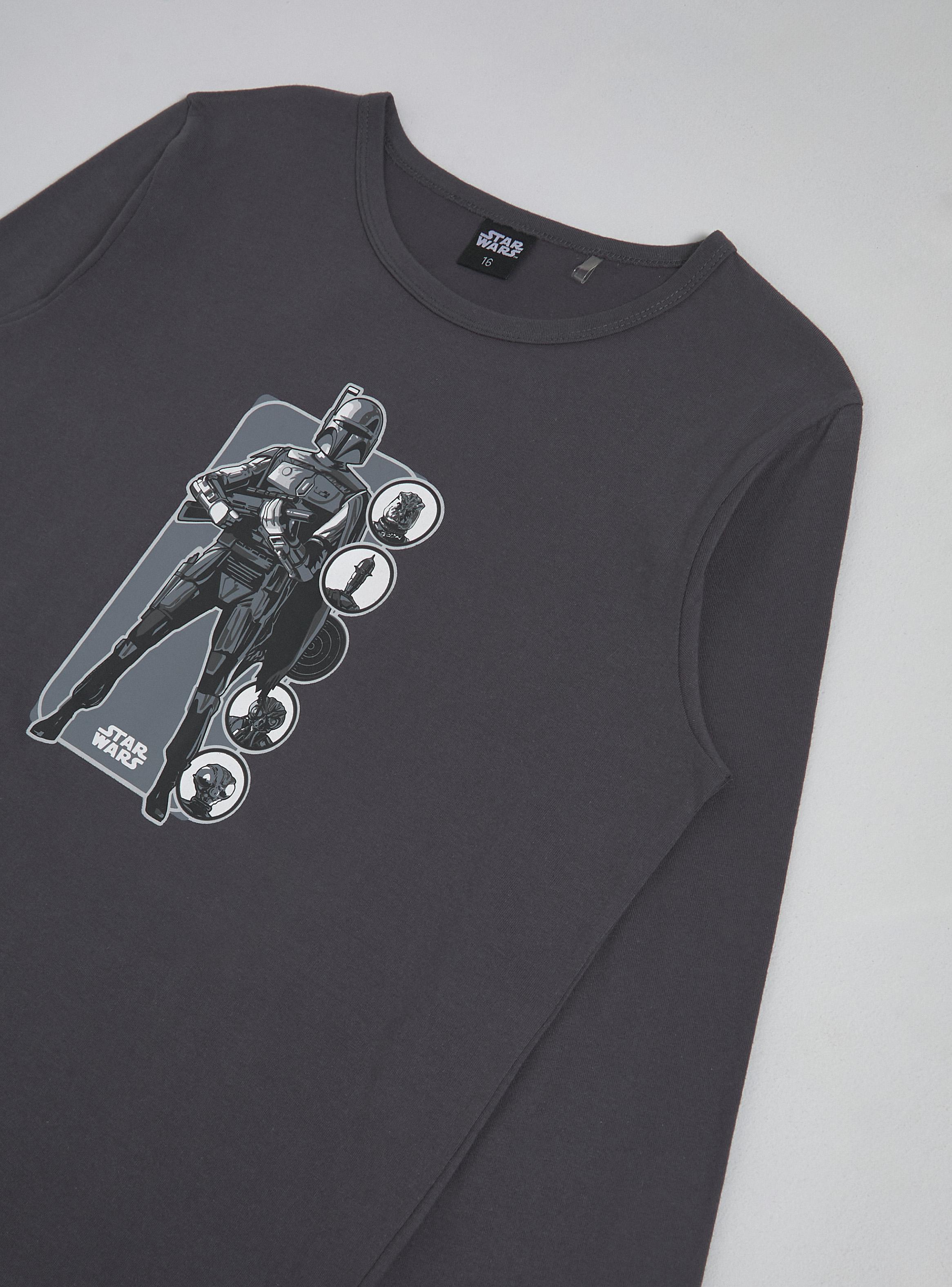 Polera Manga Larga Estampado Personaje Star Wars-4