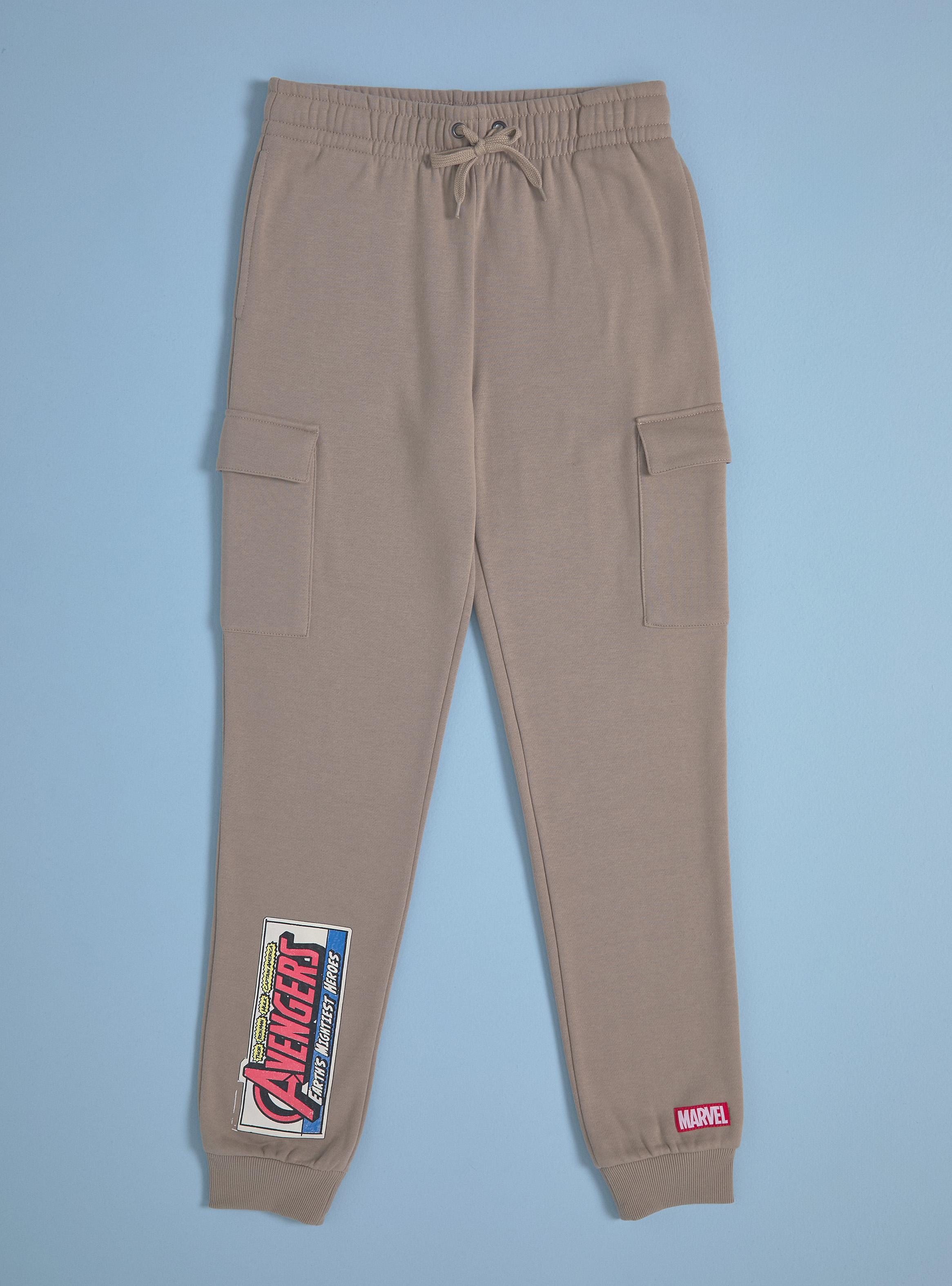 Pantalón Cargo Estampado Tipo Parche Marvel-2