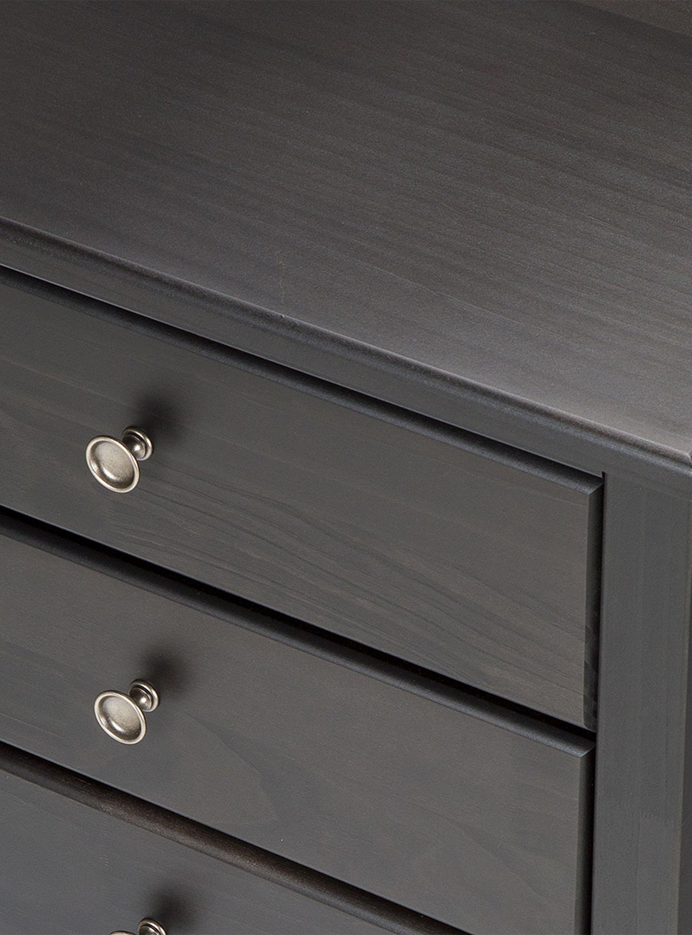 Cama New Style 6 1.5 Plazas Issey Grafito-4