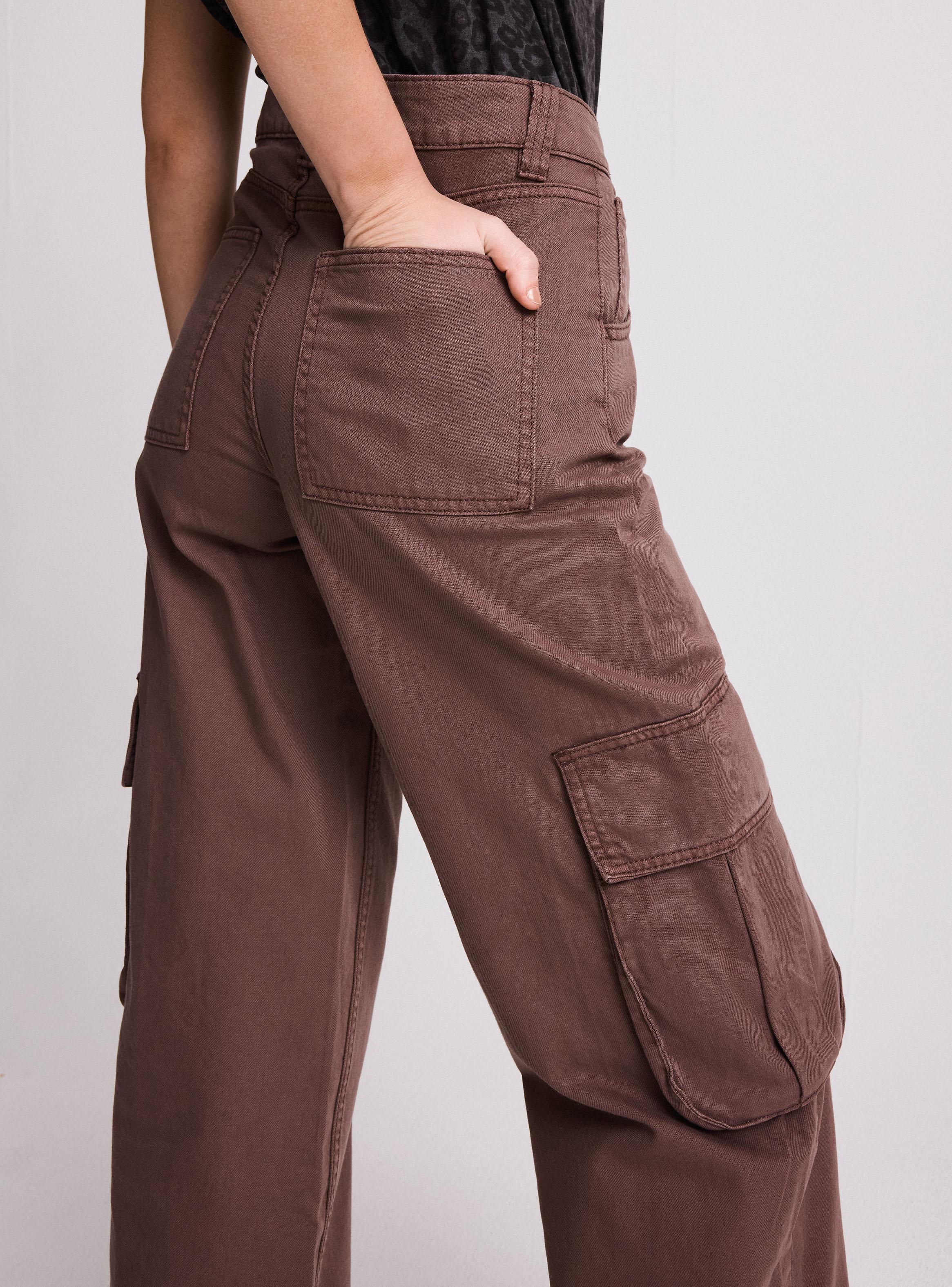 Pantalón Cargo Bolsillos Laterales-3