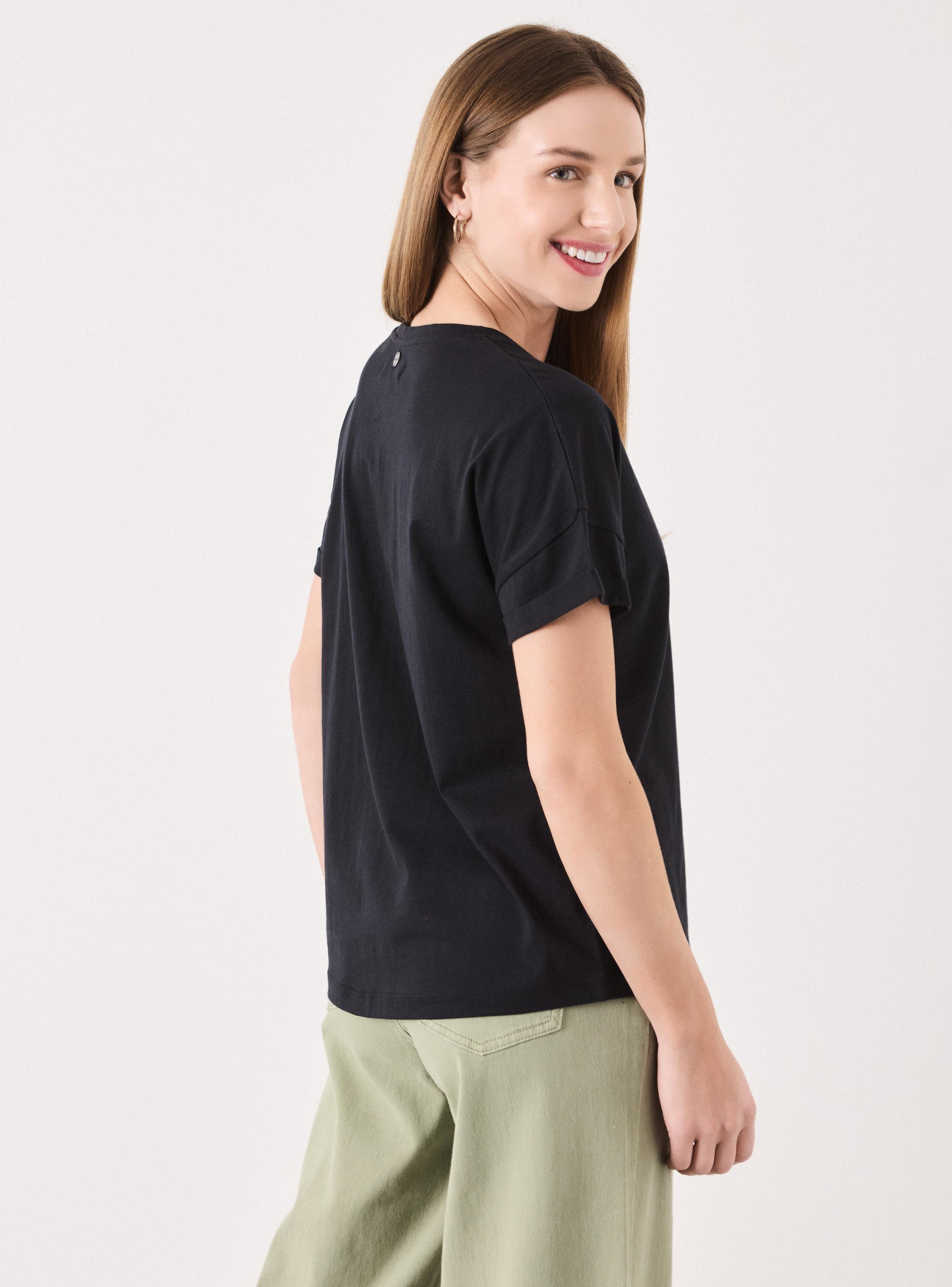 Polera Básica Estampado de Algodón-1