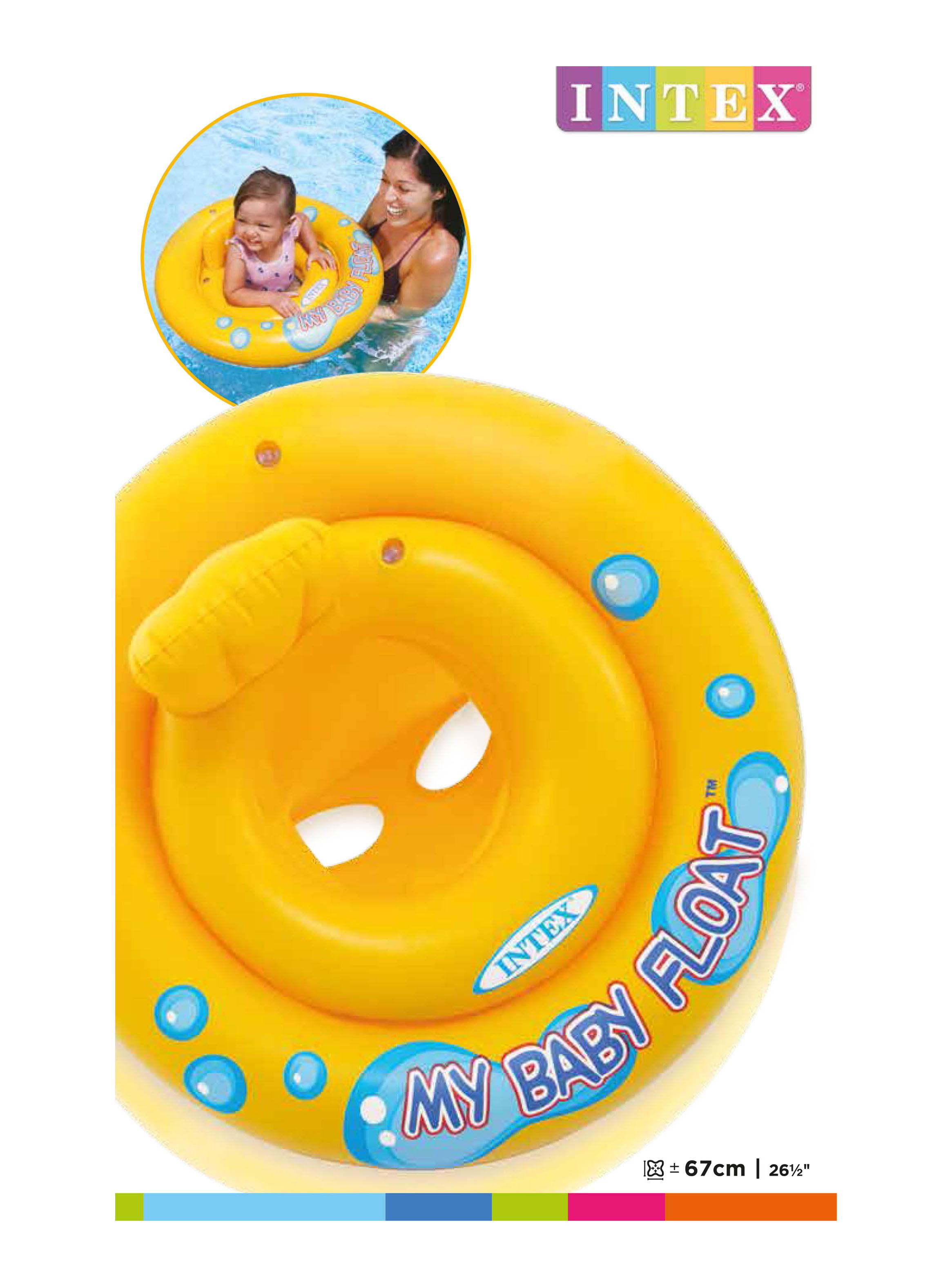 Flotador Inflable Bebé Amarillo-2