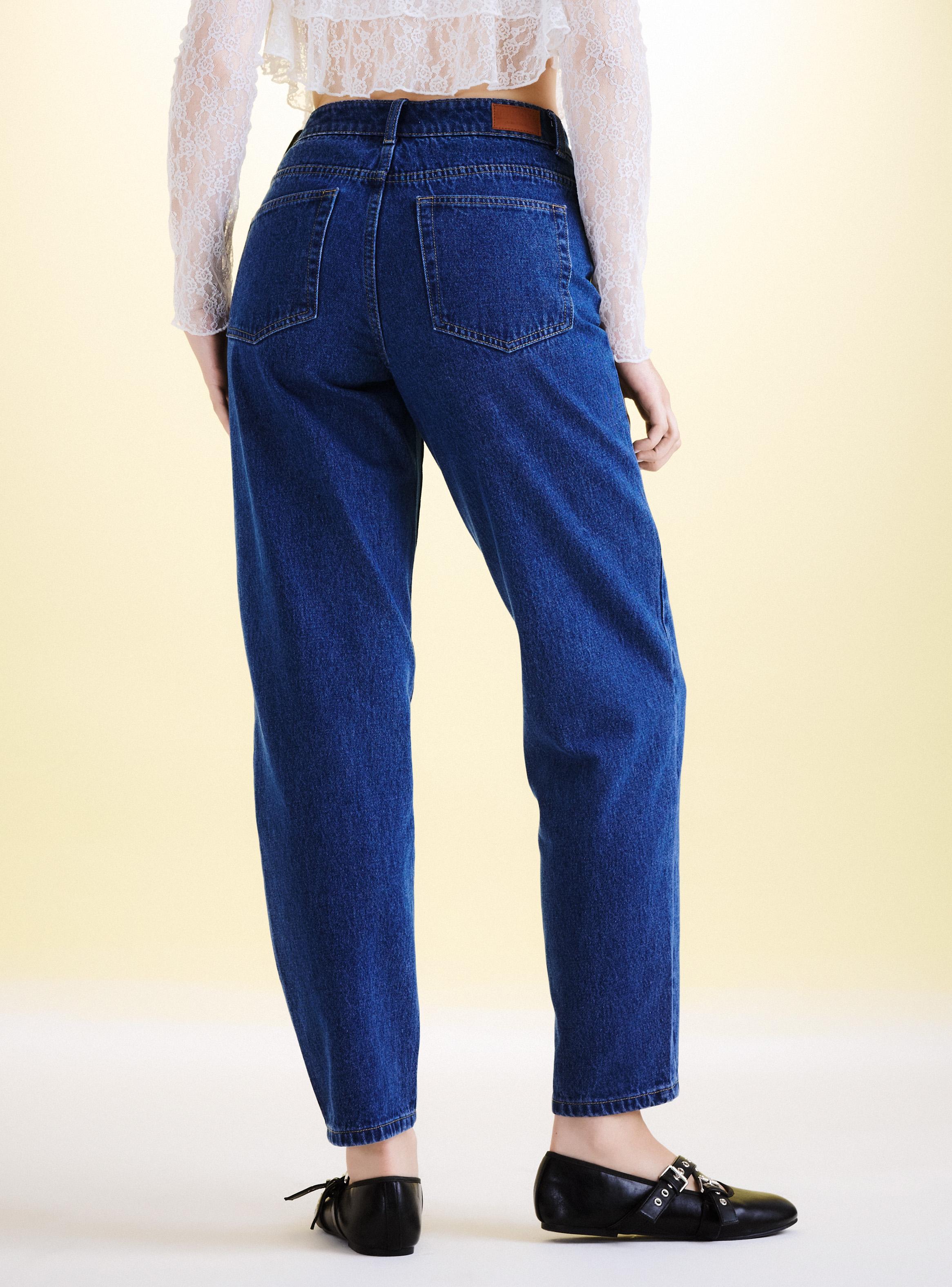 Jeans New Mom Lavados Denim-1
