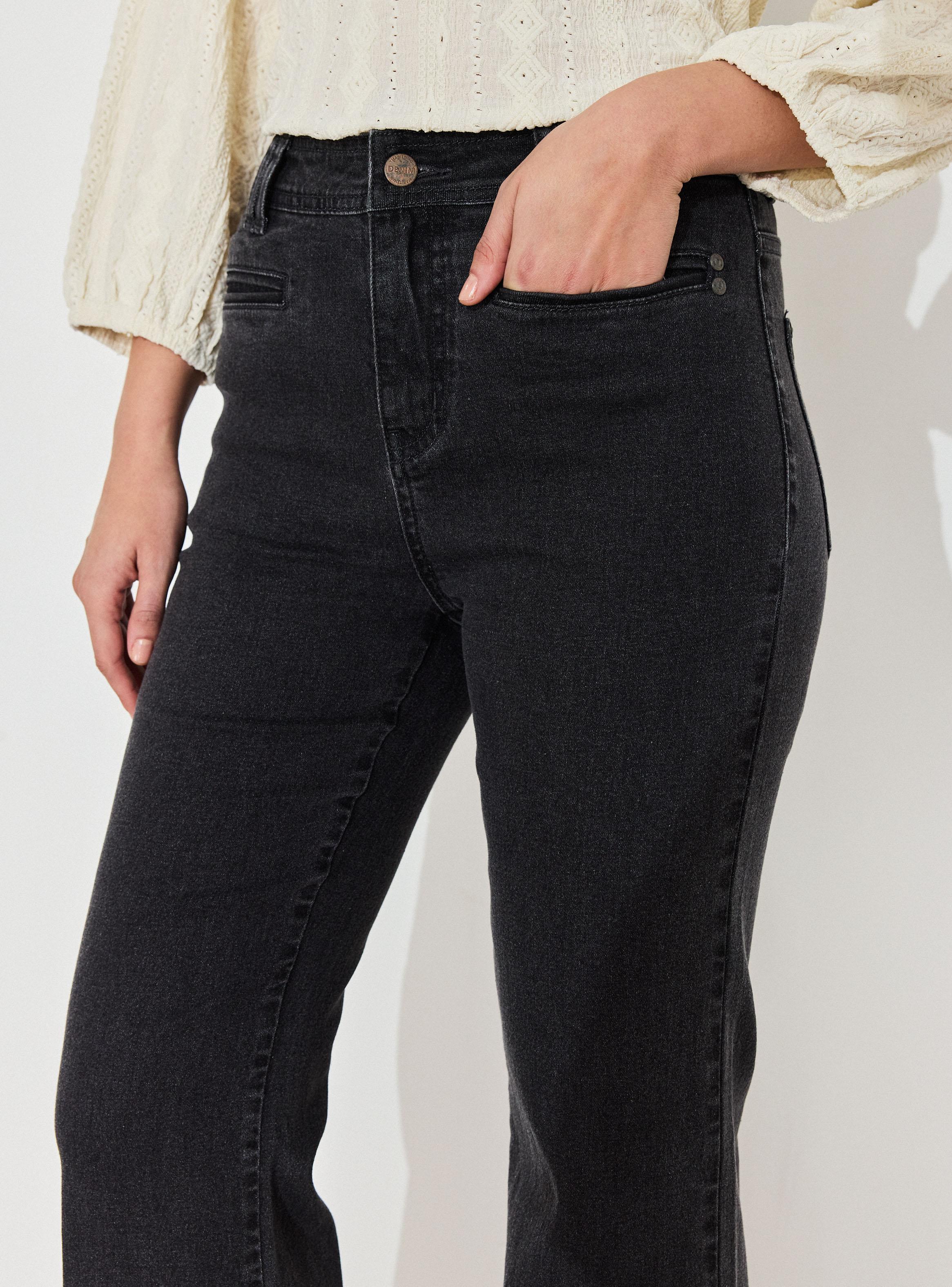 Jeans Fleare con Bolsillo Ojal Delantero-2