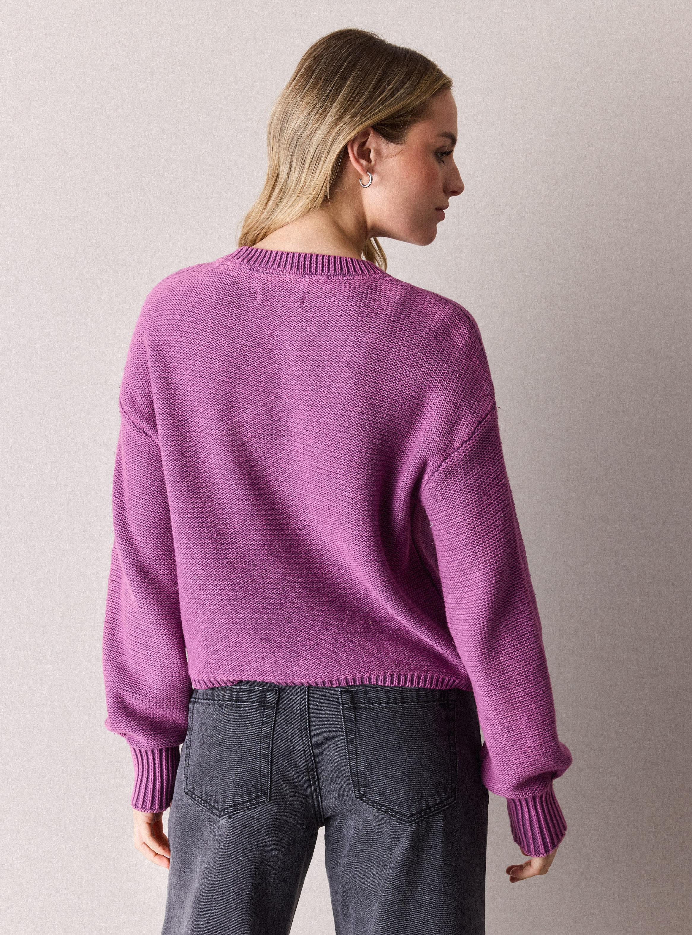 Sweater Básico con Lavado-1