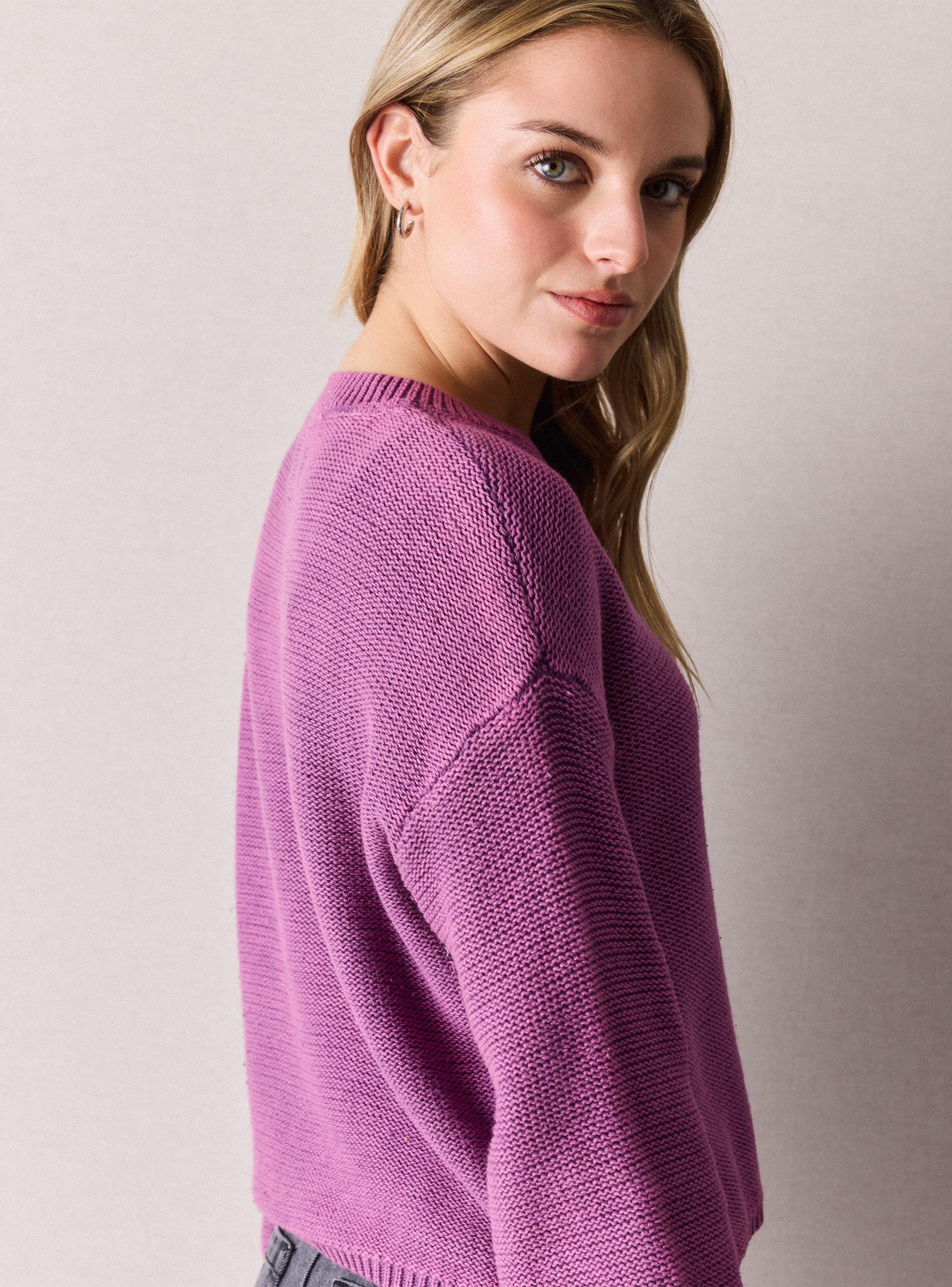 Sweater Básico con Lavado-3
