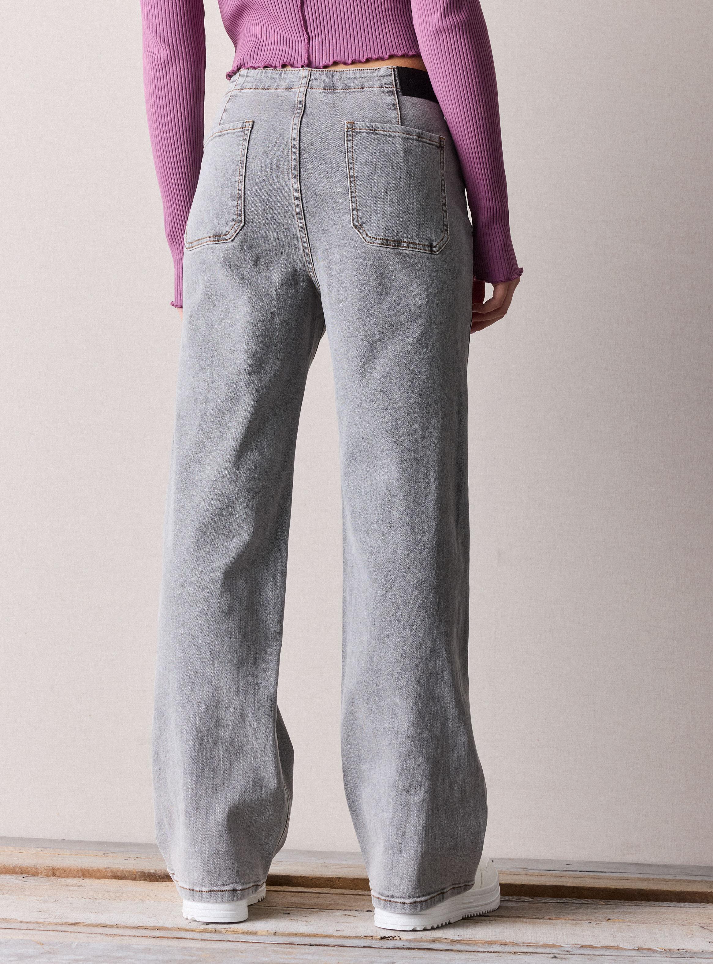 Jeans Ancho con Botones-1