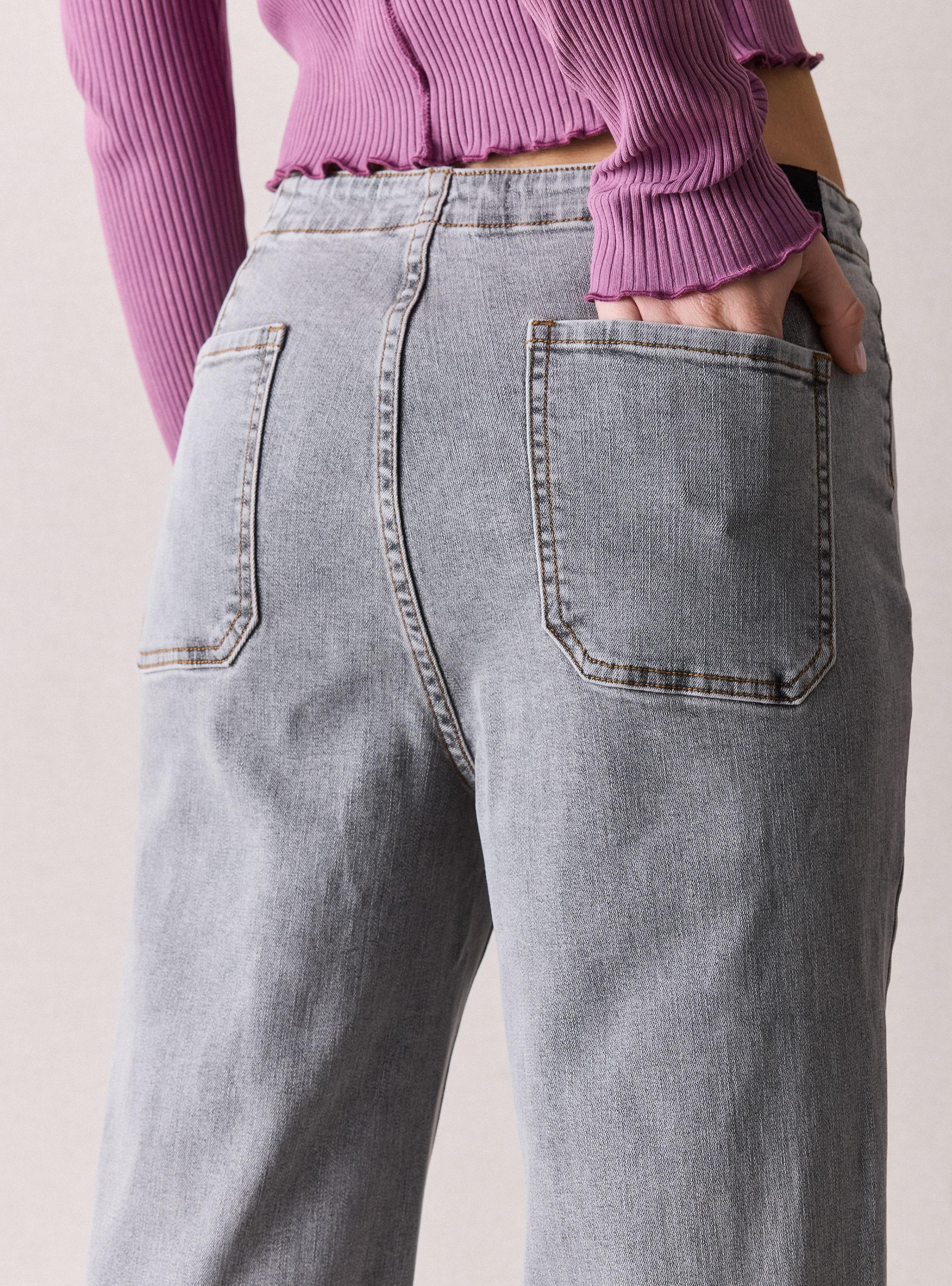 Jeans Ancho con Botones-3