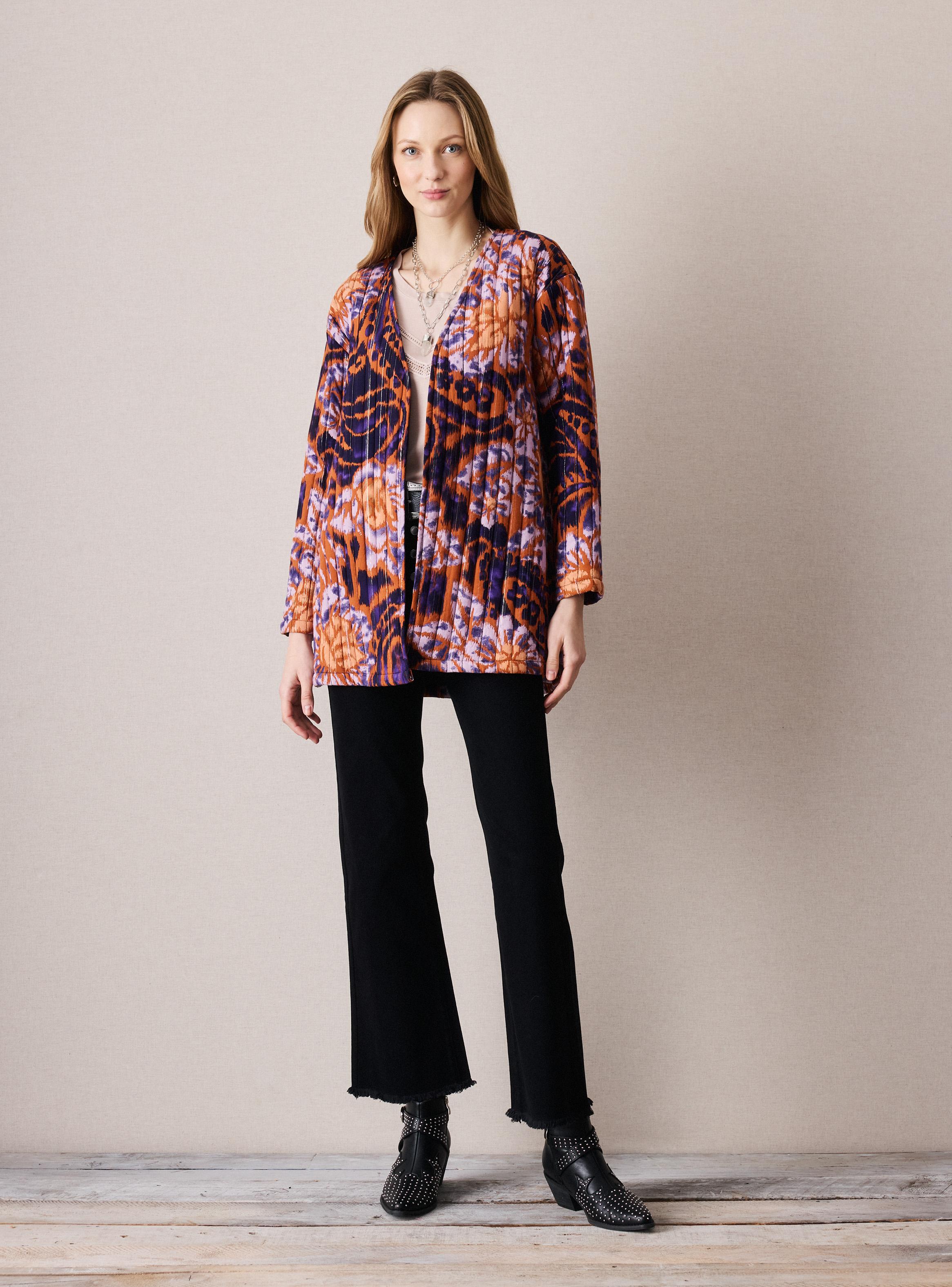 Chaqueta Kimono Acolchado-4
