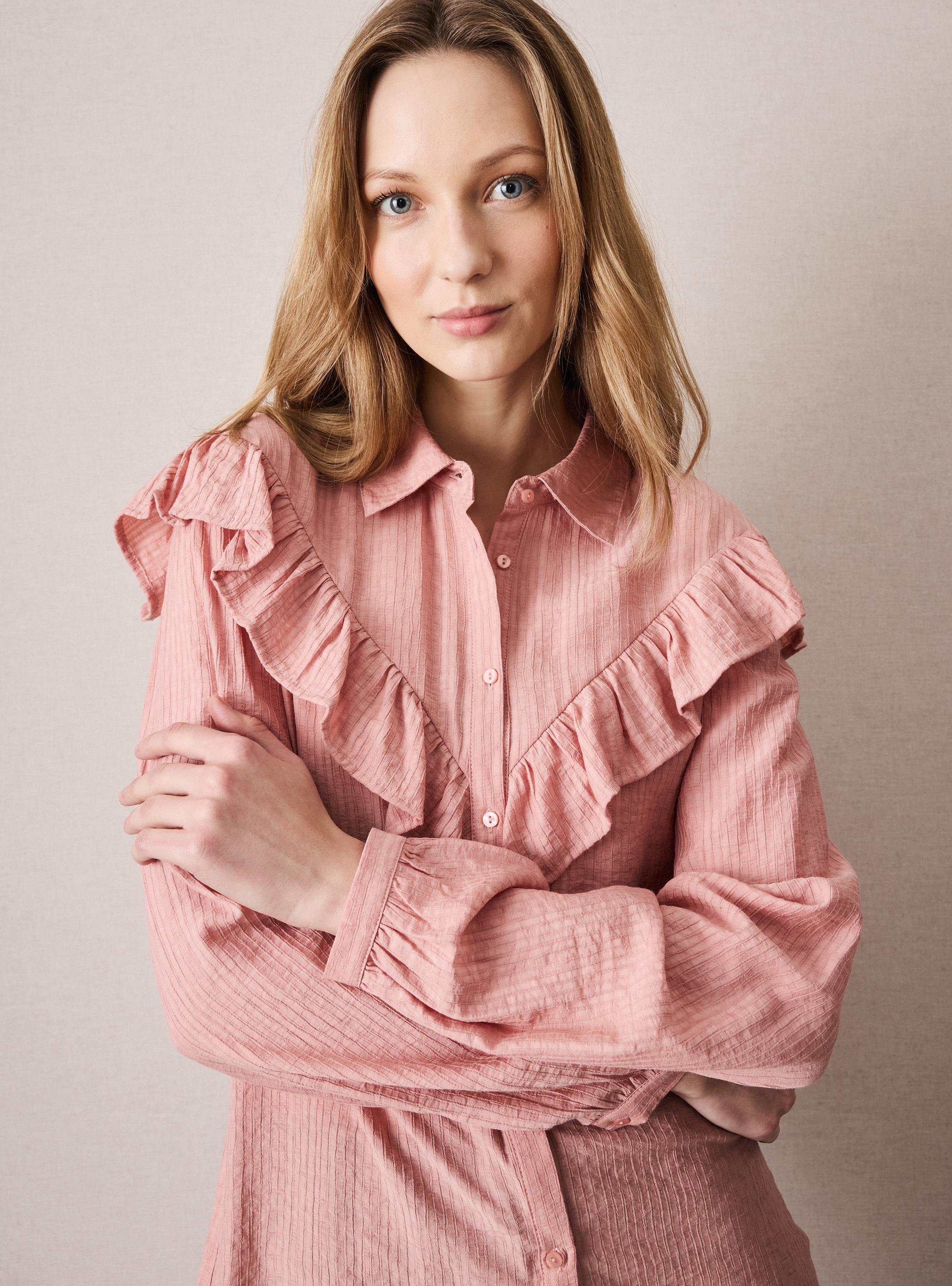 Blusa Texturizada con Vuelo-2