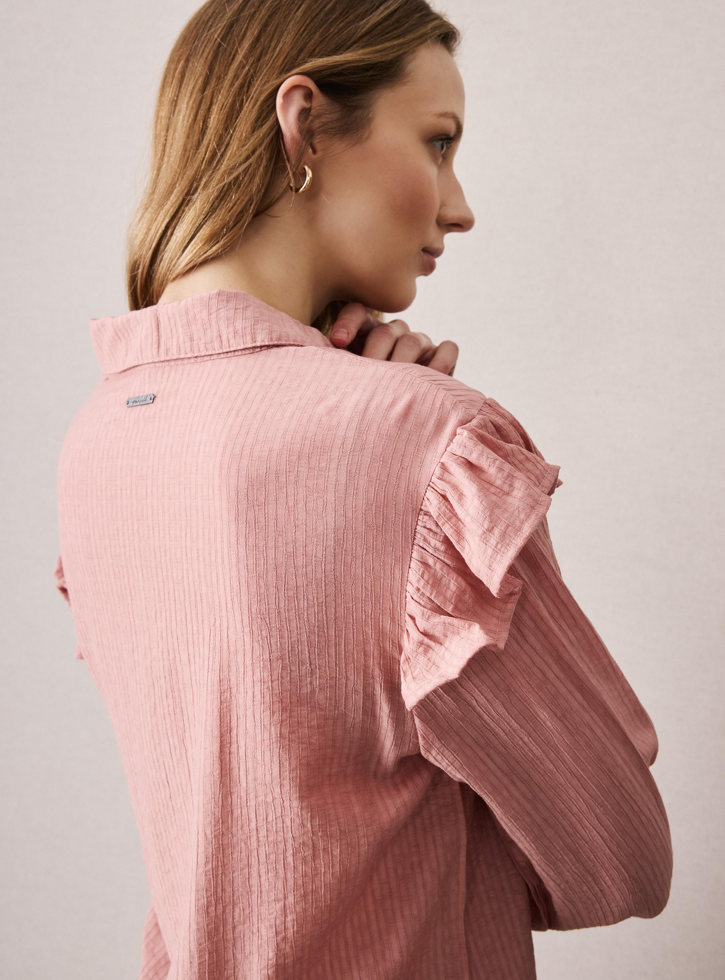 Blusa Texturizada con Vuelo-3