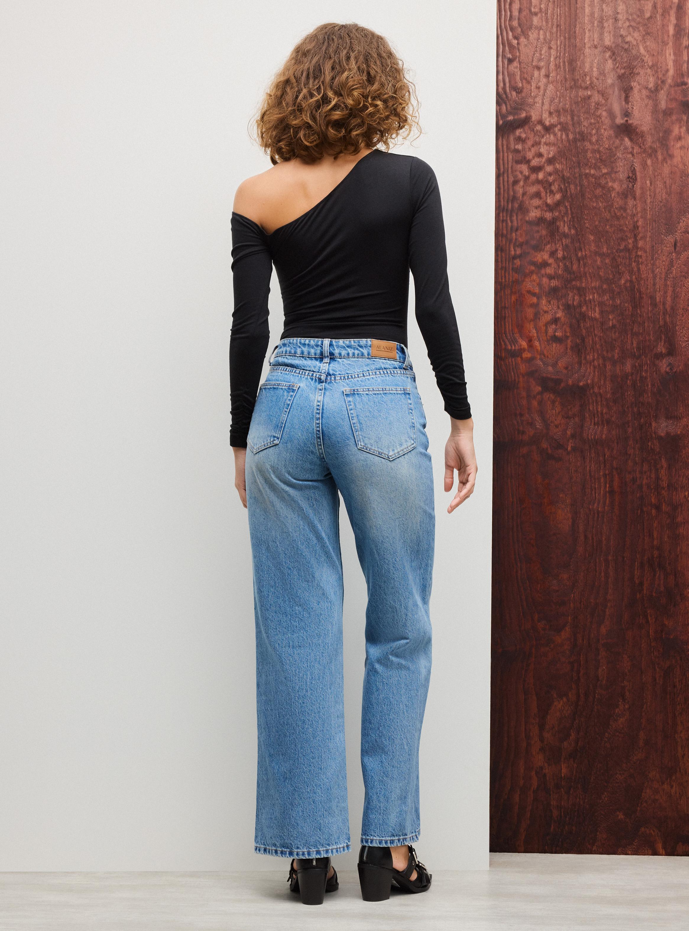 Polera Body Escote Asimétrico con Fruncidos-5