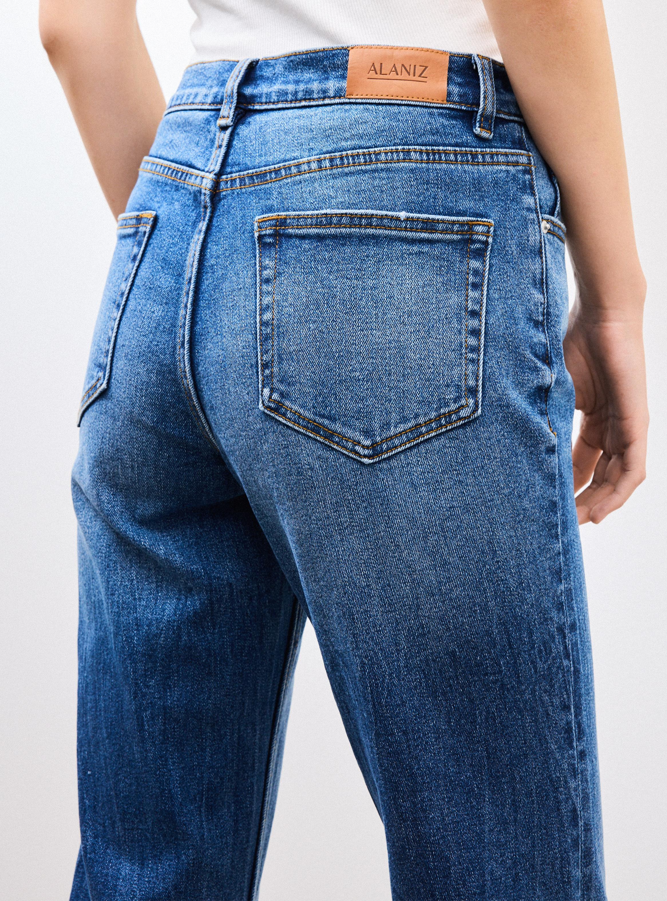 Jeans Straight Roll Up-3