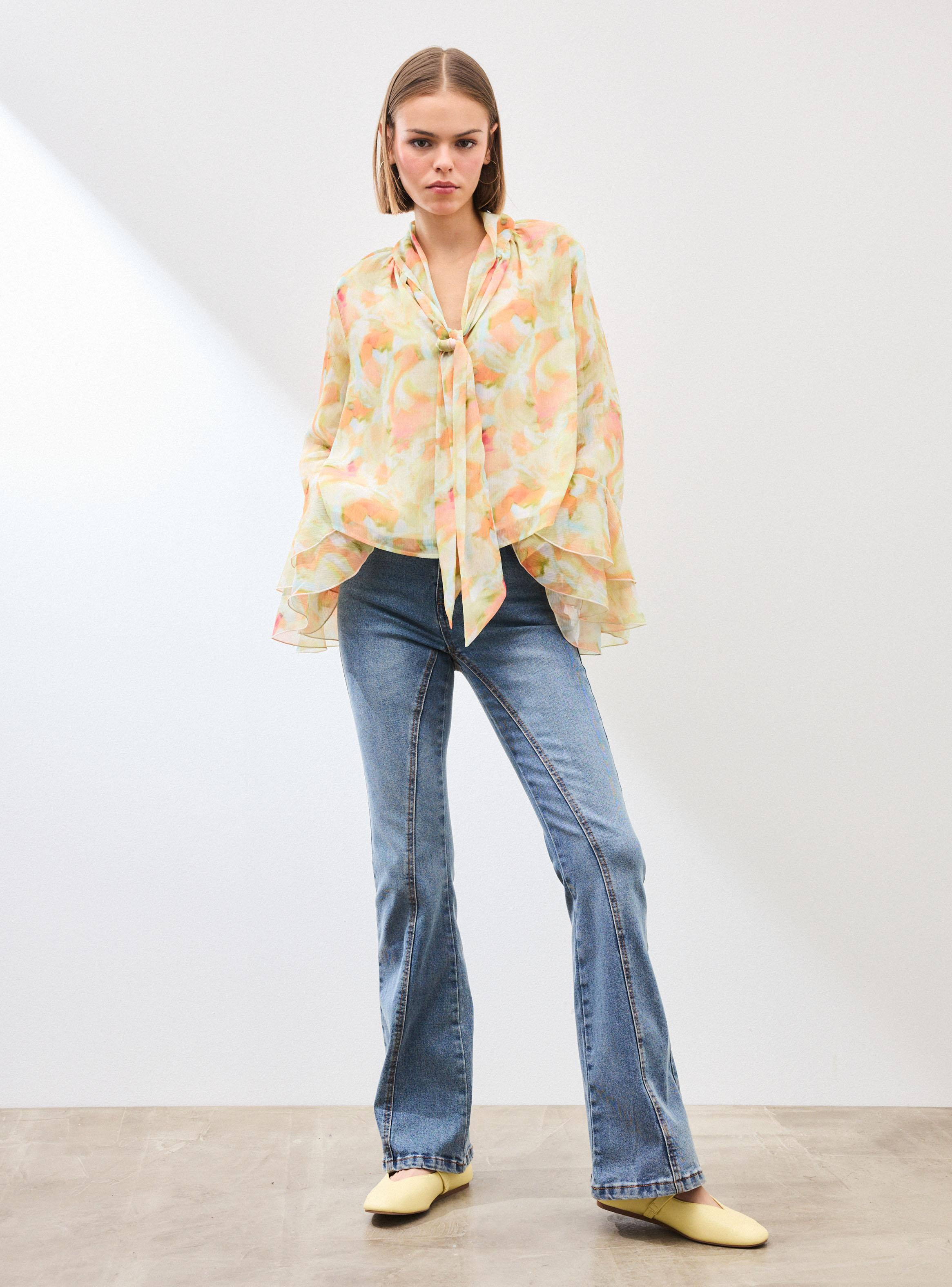 Jeans Flare Look Vintage-4