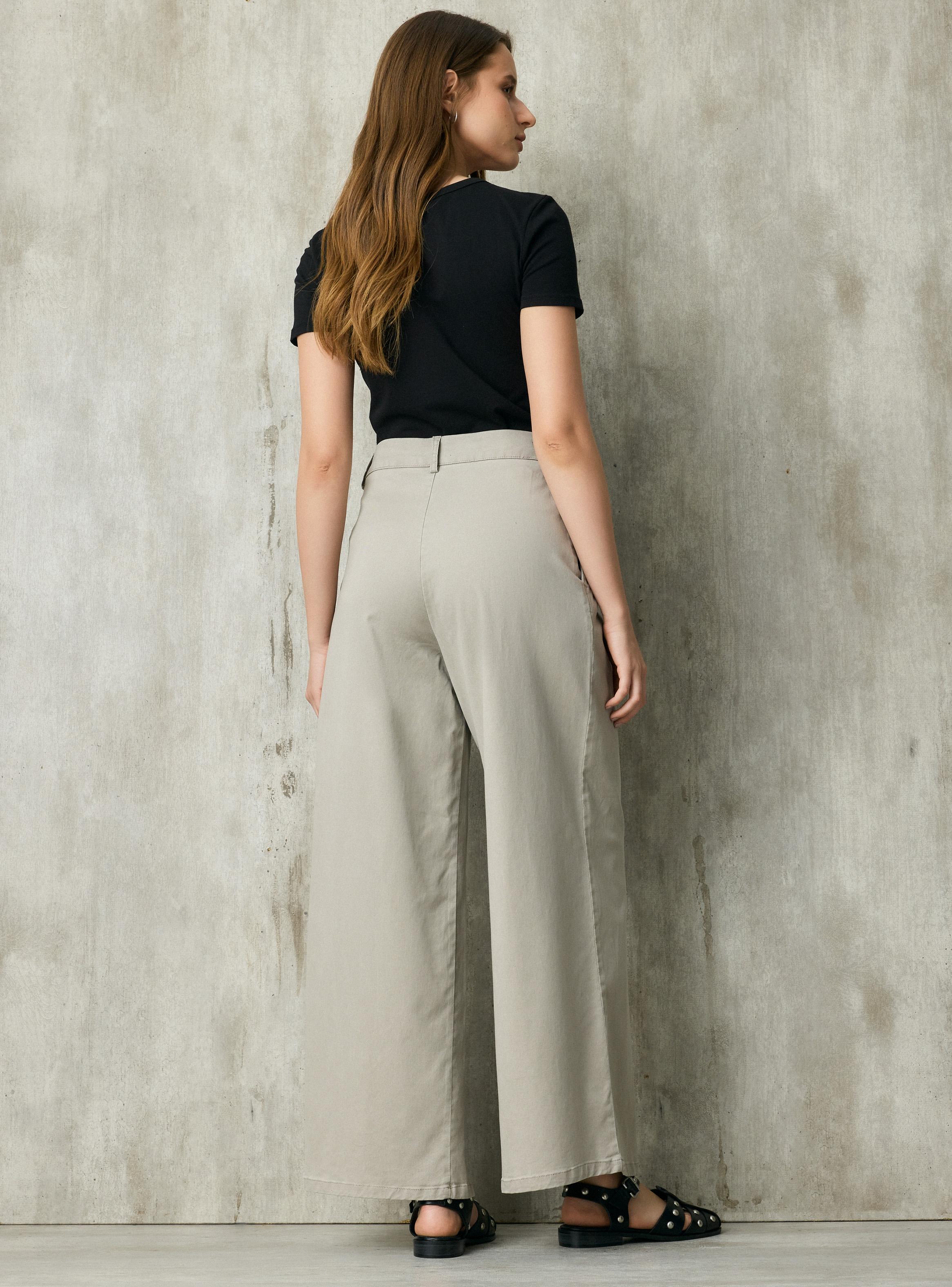 Pantalón Sastrero de Algodón-5