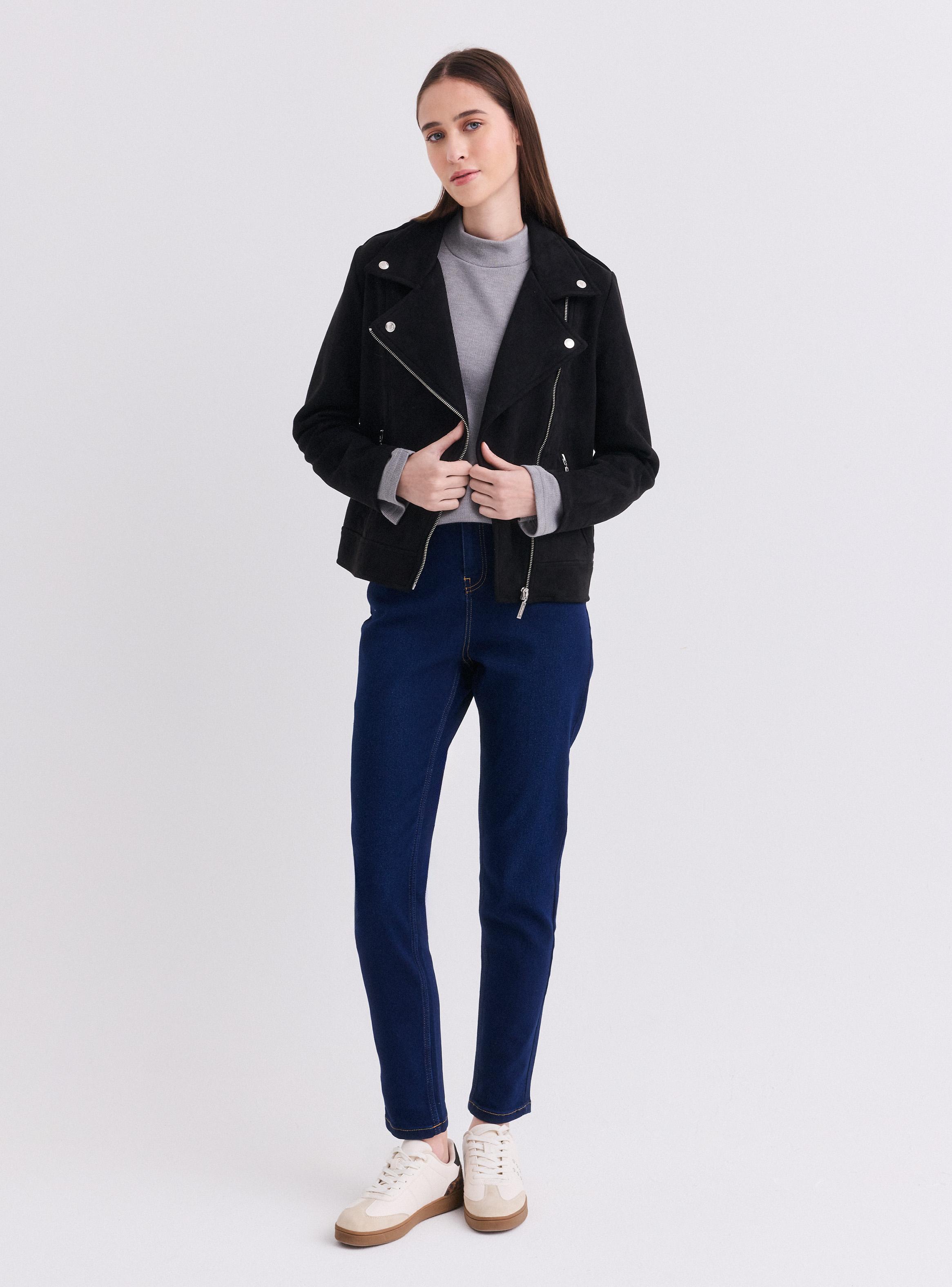 Chaqueta Motoquera Suede-4
