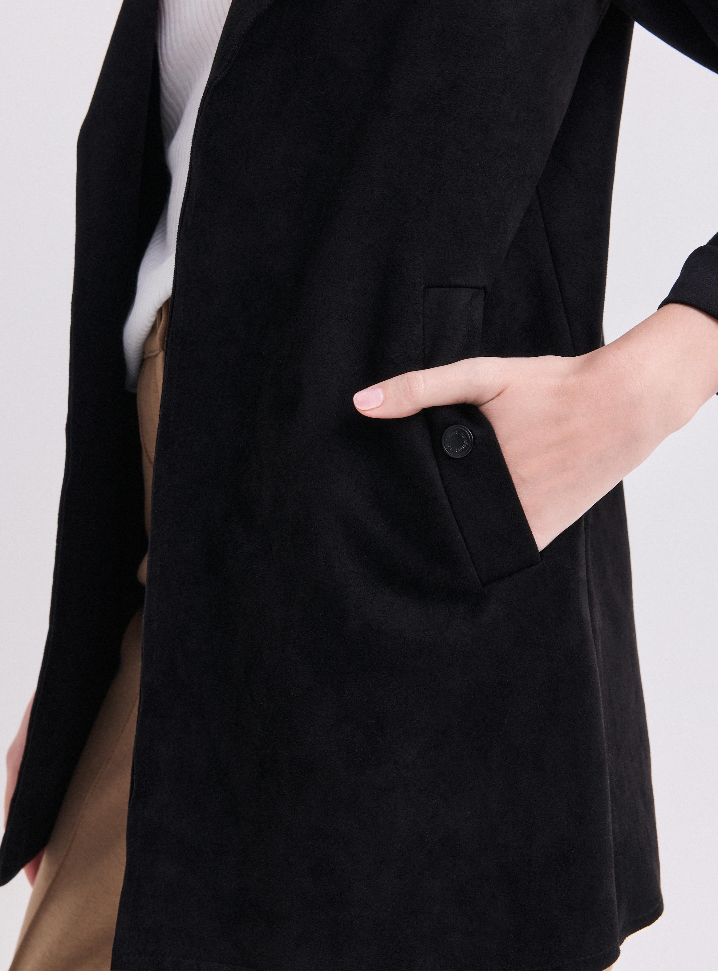 Blazer Look Suede Roll Up-3