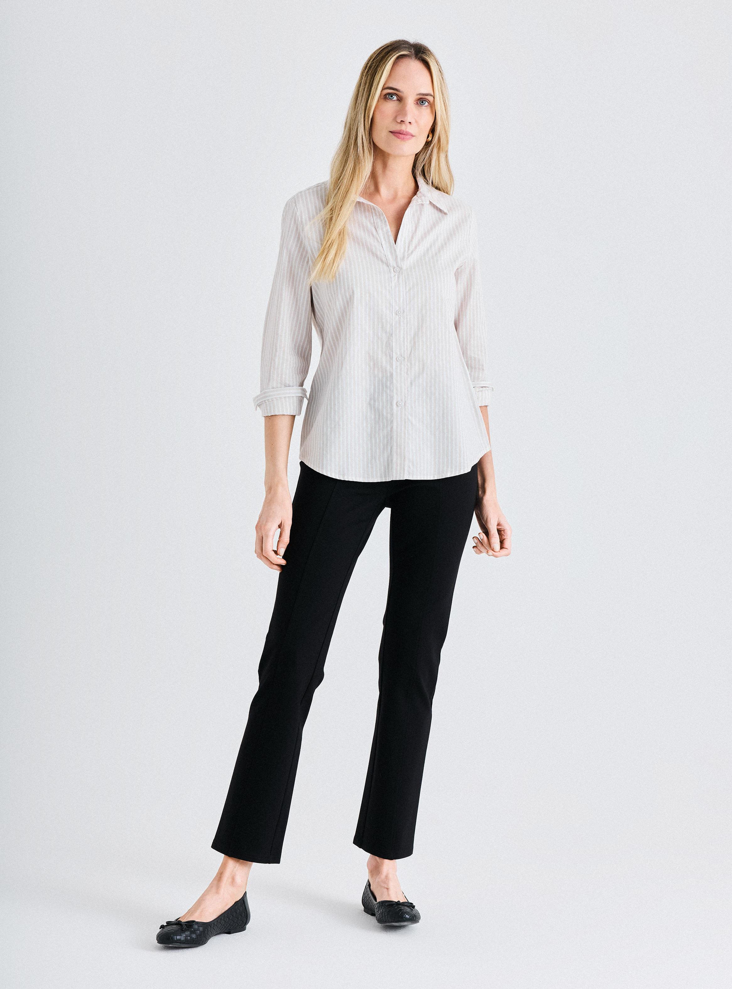 Blusa Camisa Entallada Popelina-4