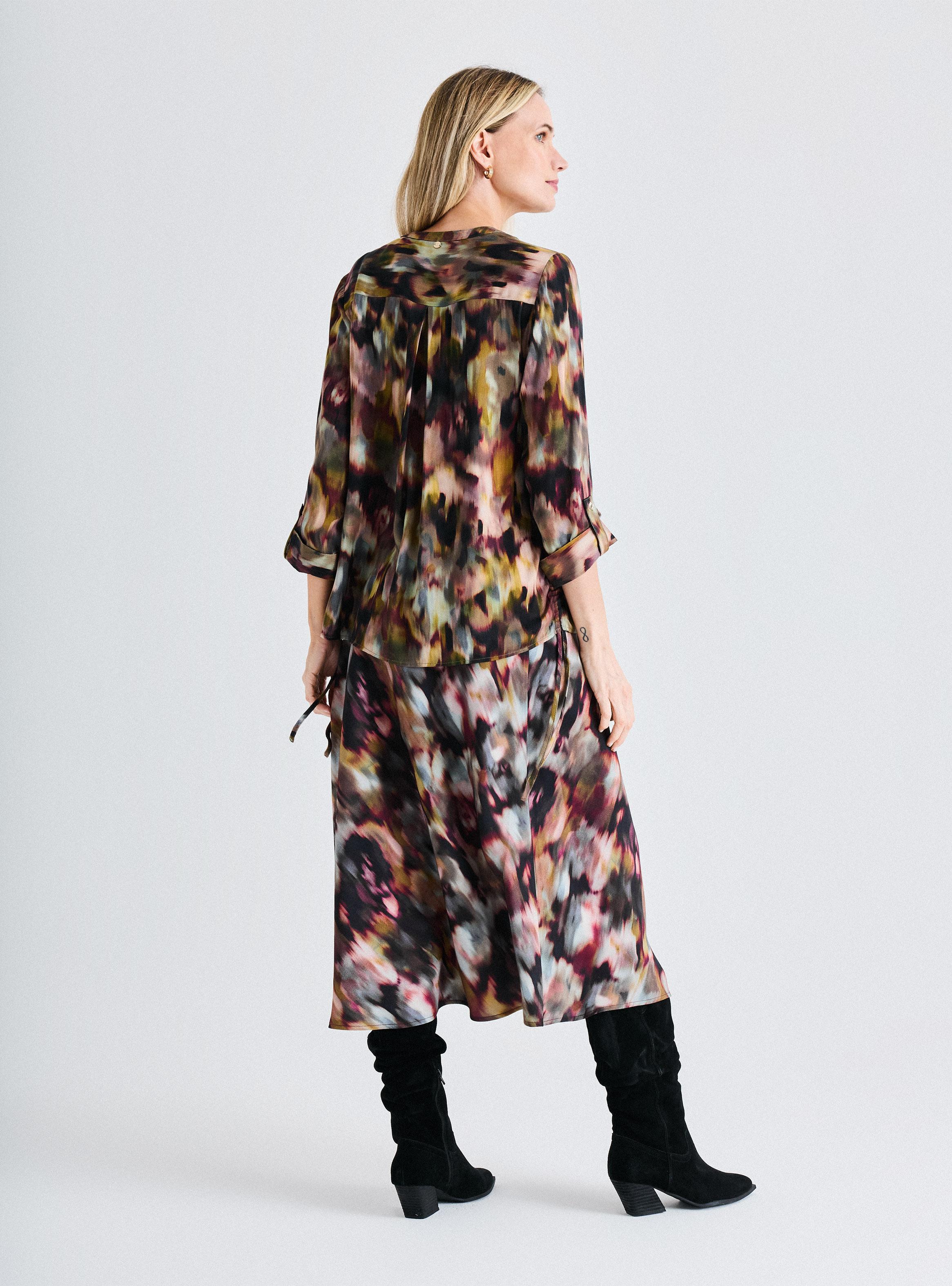 Blusa con Recogido en Costados-5