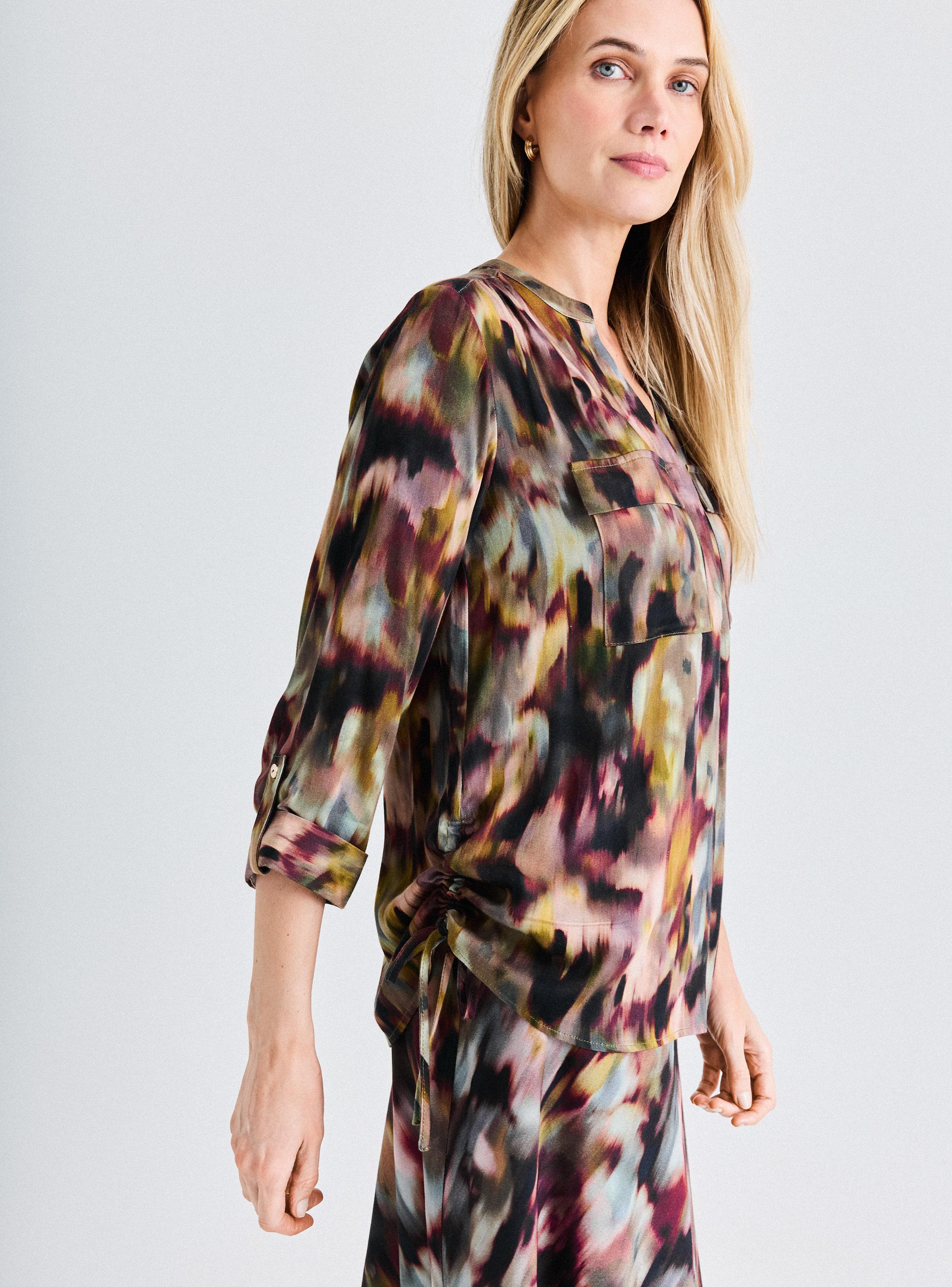 Blusa con Recogido en Costados-2
