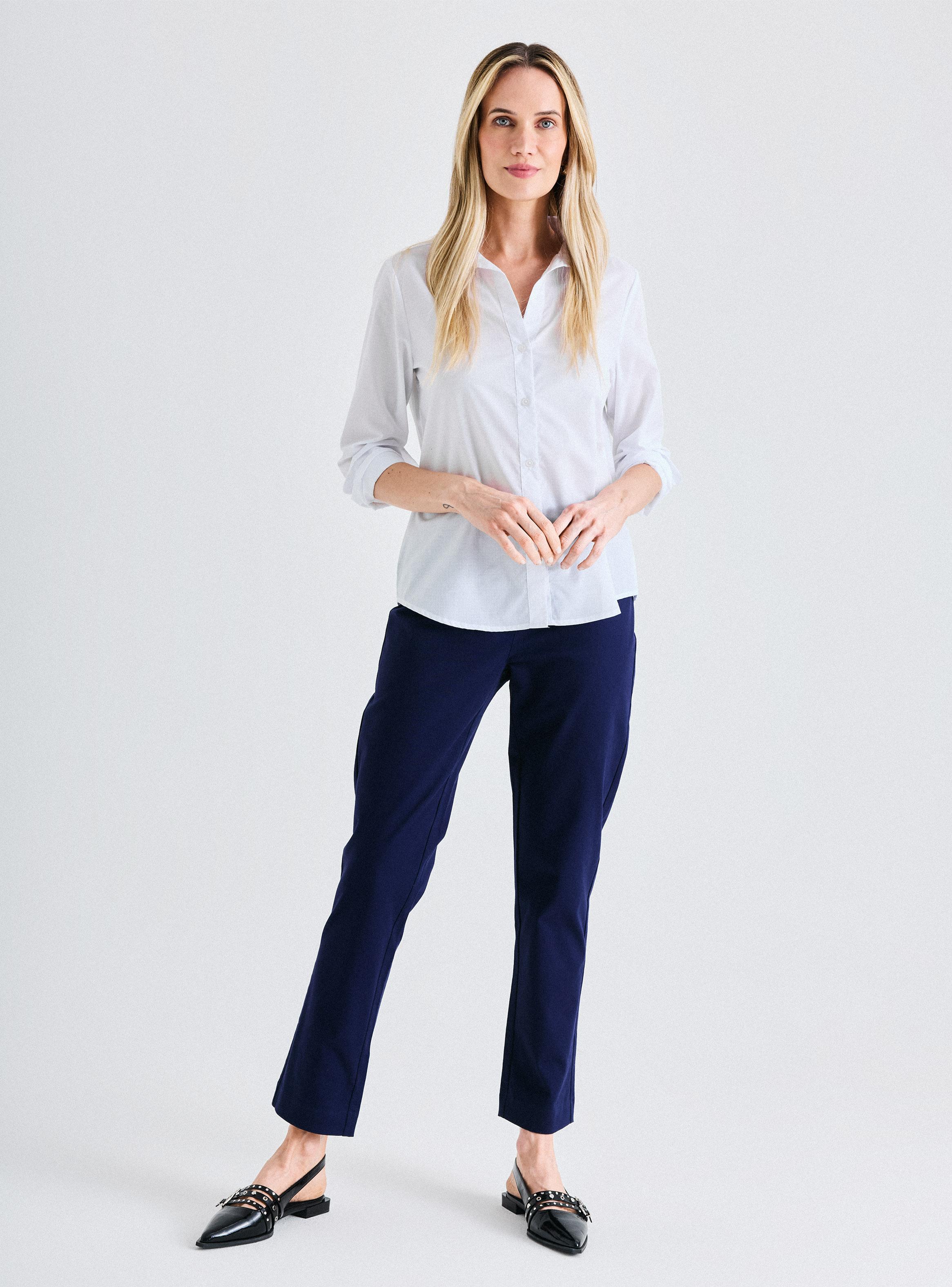 Pantalón Twill Corte Recto-4
