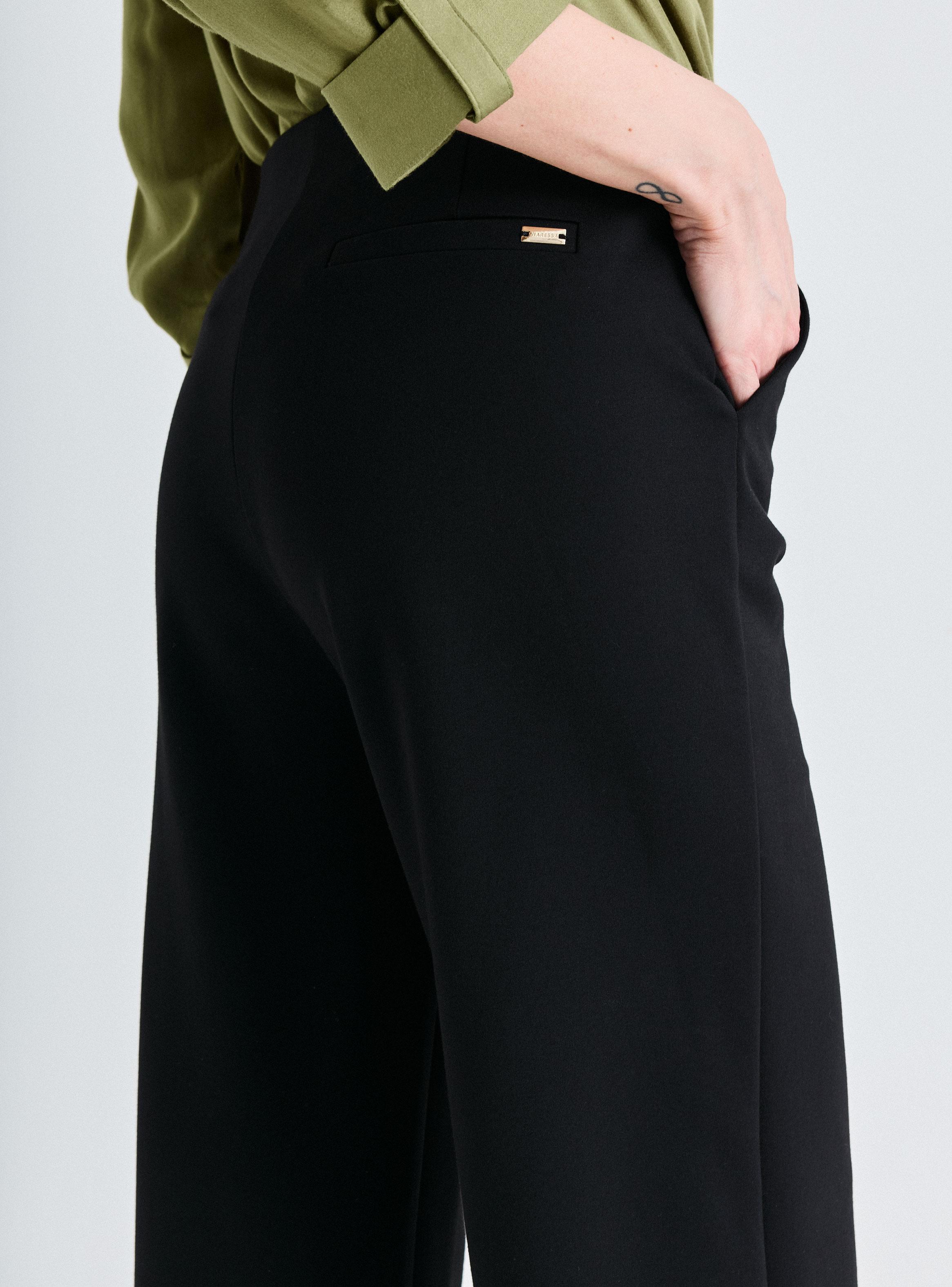 Pantalón Corte Recto con Aplicación en Cintura-3