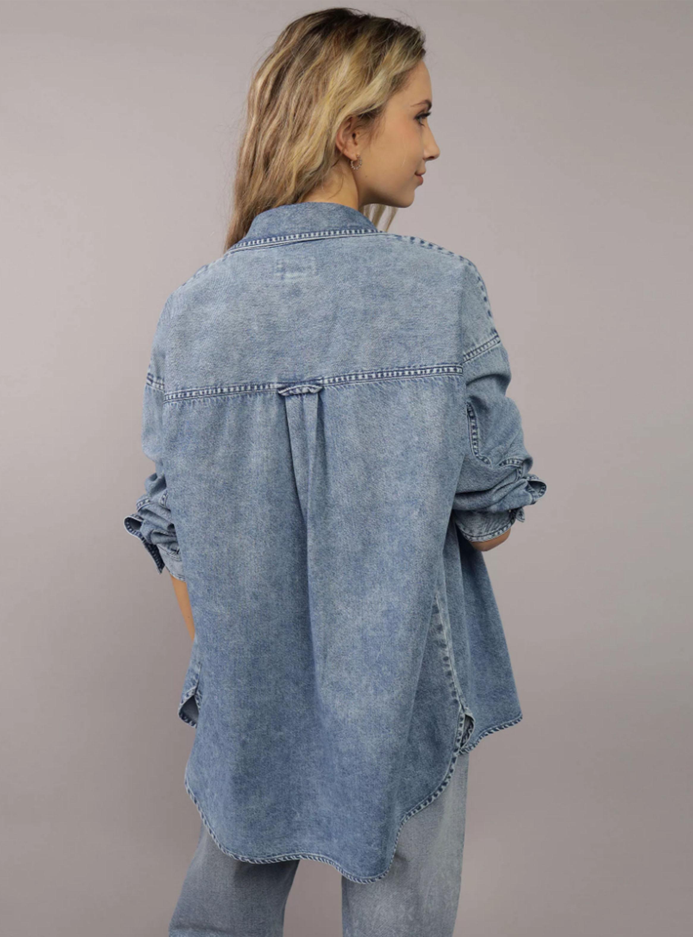 Camisa Ae Denim Botones-1