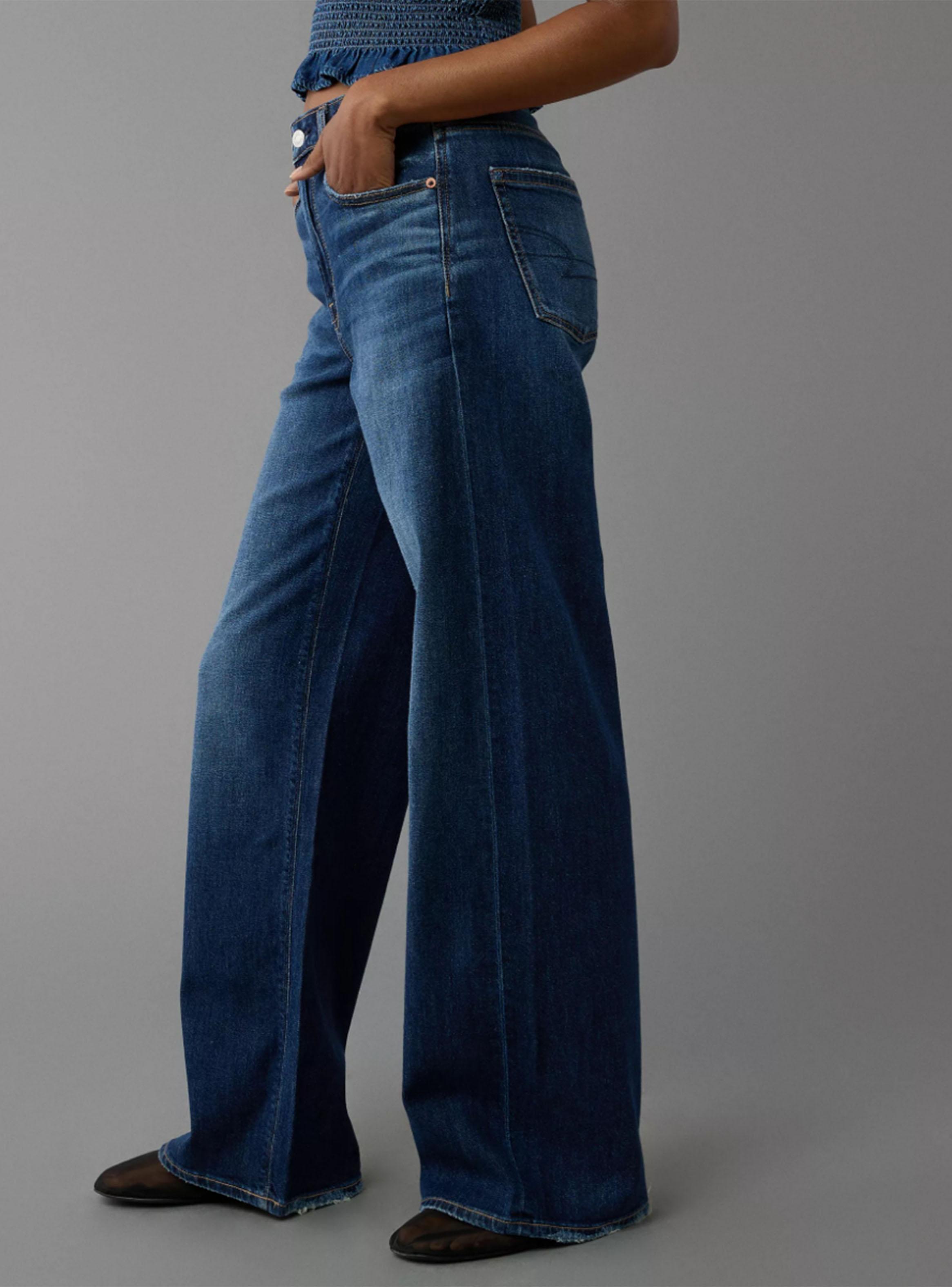 Jeans Ae Super High-Waisted Wide-Leg Holgado Stretch-2