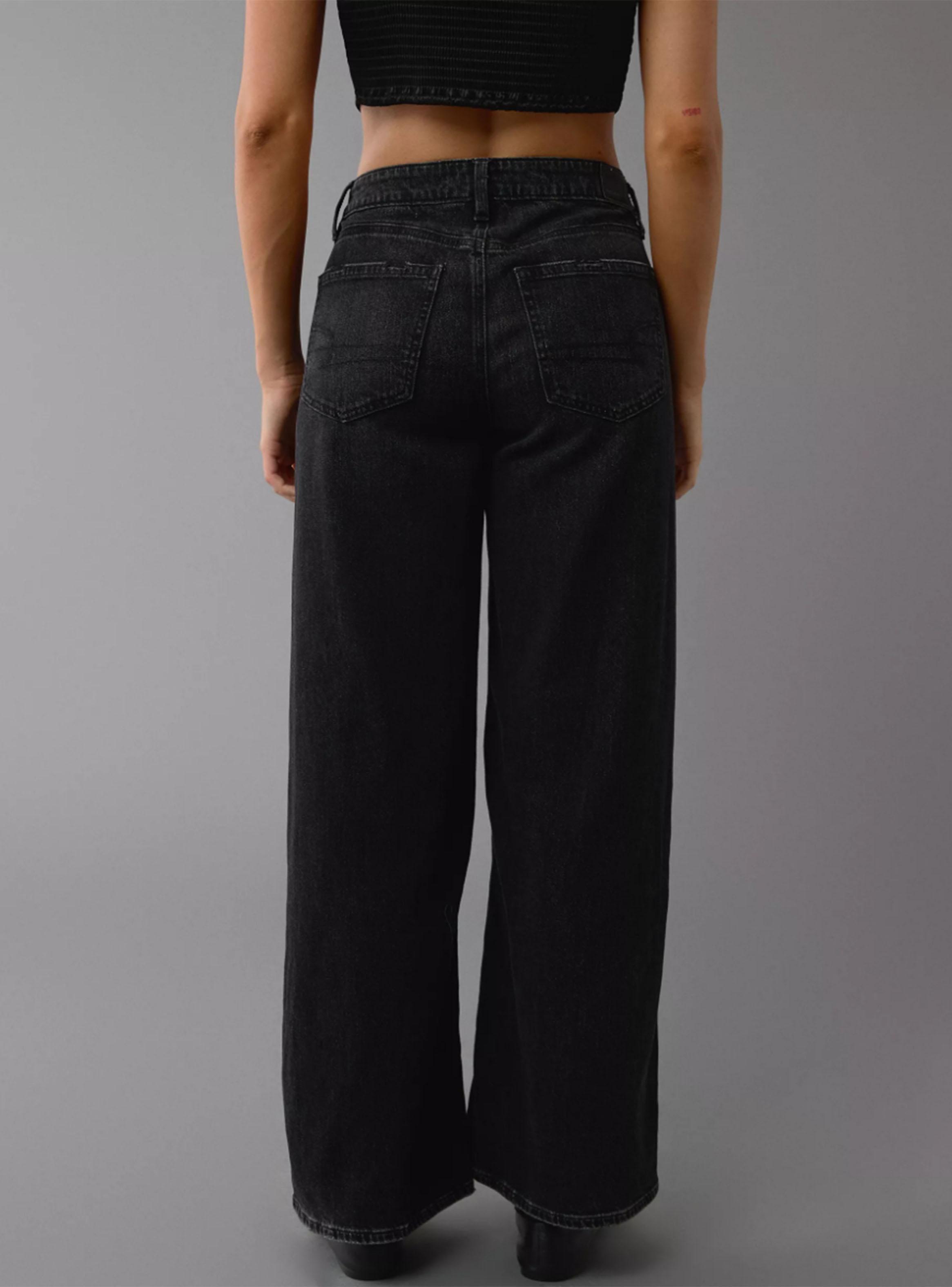 Jeans Stretch Super High-Waisted Baggy Wide-Leg-1