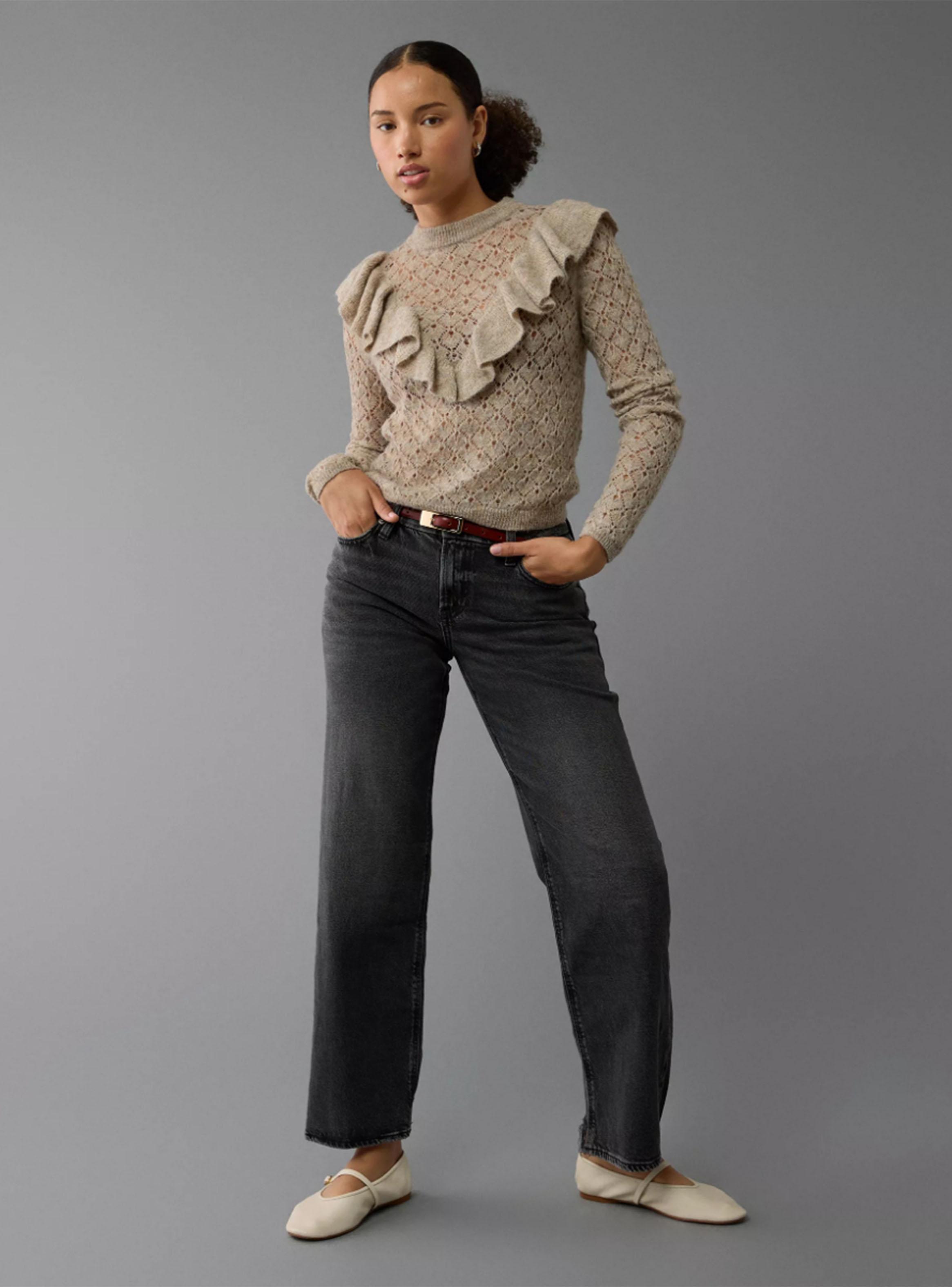 Jeans Ae Stretch Curvy High-Waisted Stovepipe-5