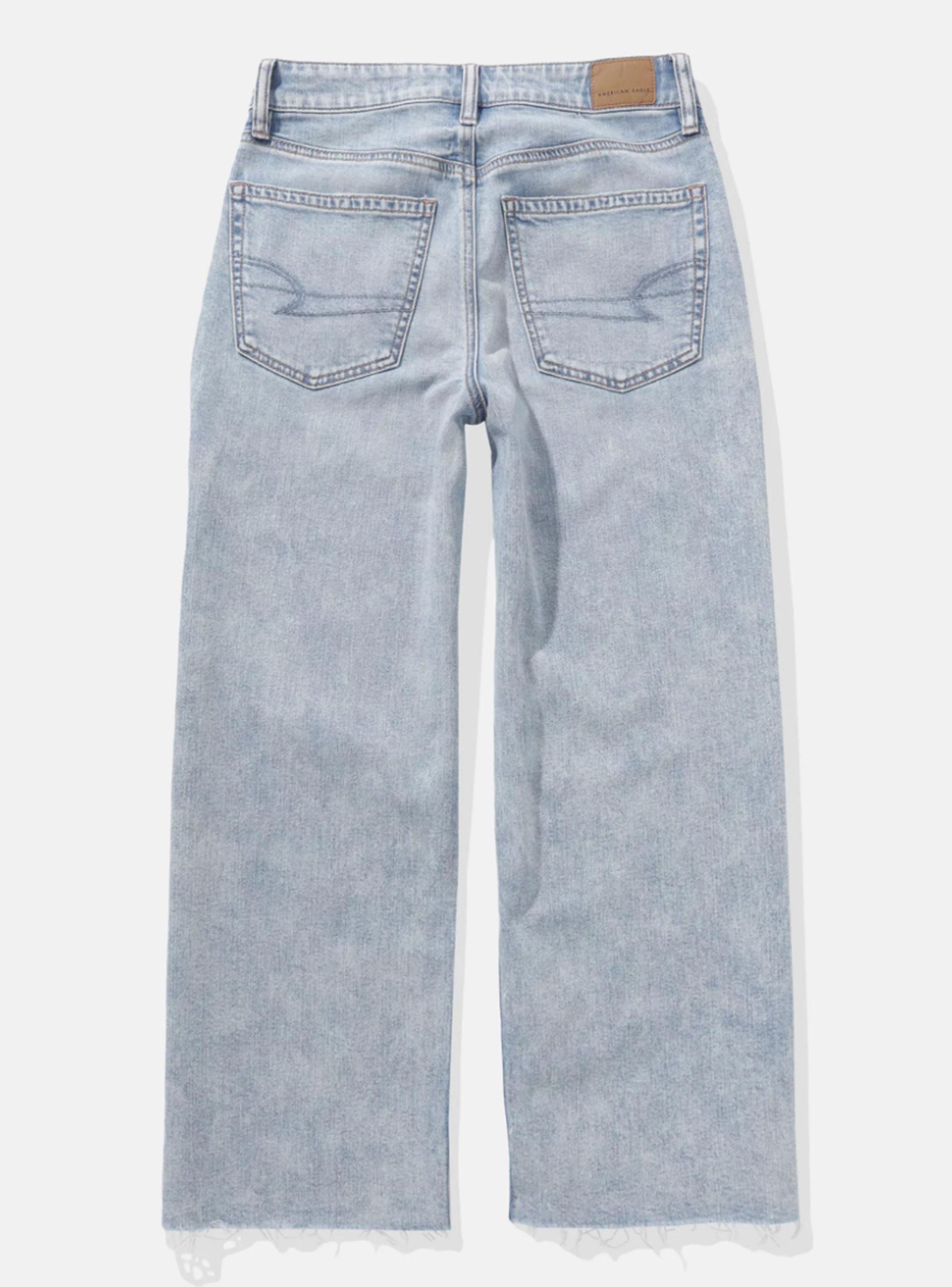 Jeans Wide-Leg Crop Stretch Holgado con Rasgados-3