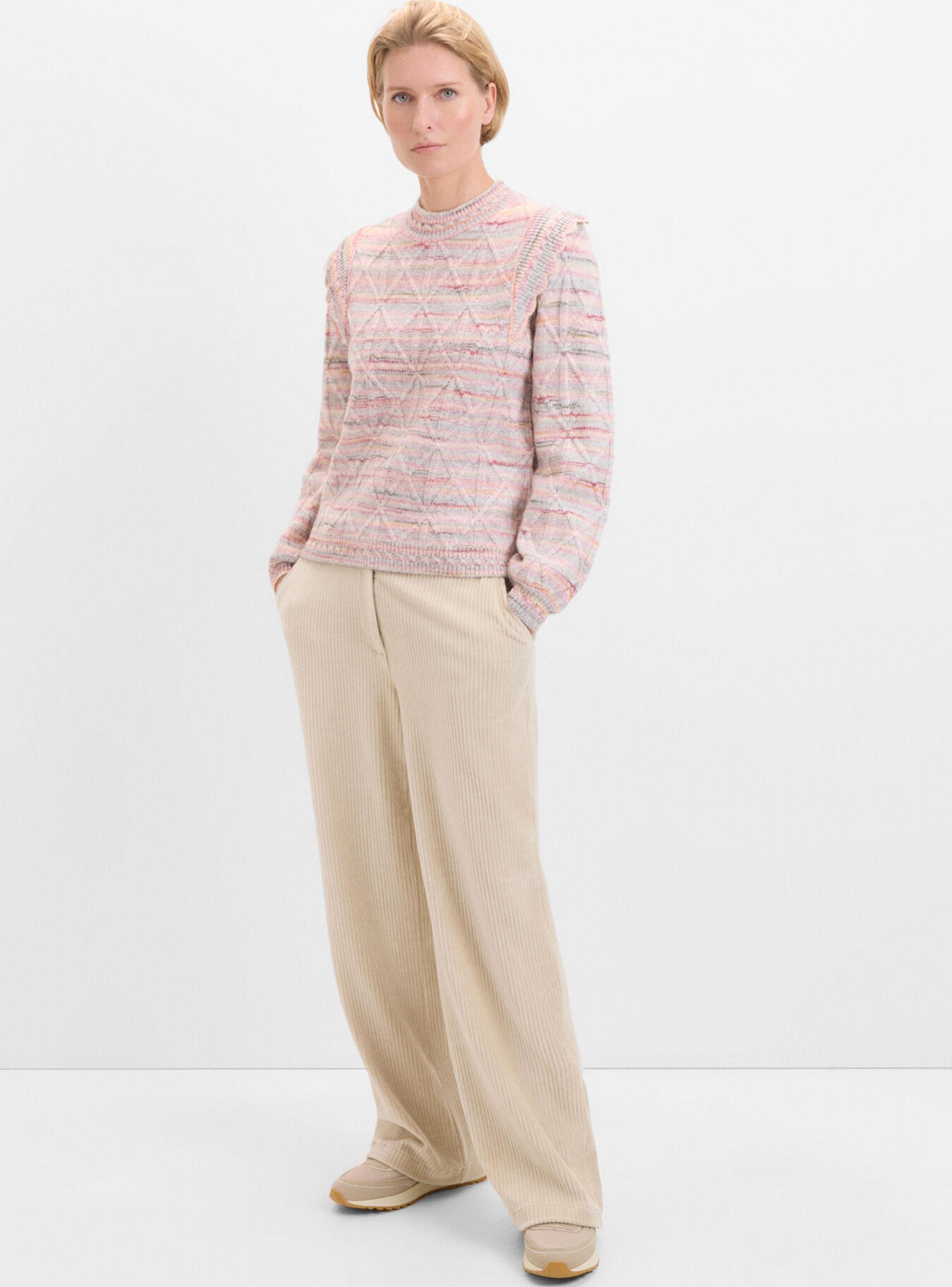 Sweater Manga Aglobada Multicolor-3