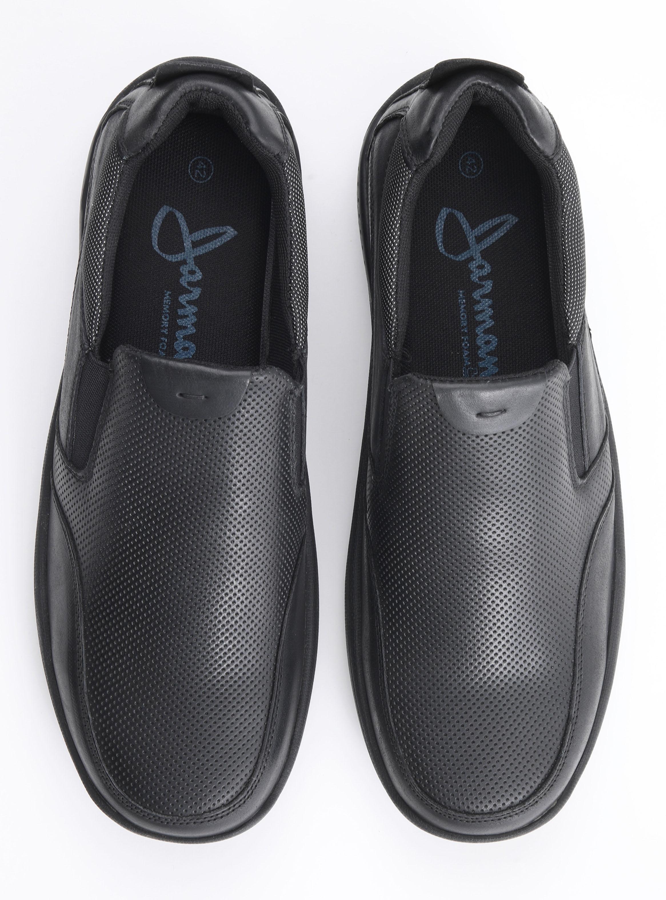 Mocasín con Textura Cuero y  Plantilla Memory Foam Hombre-3