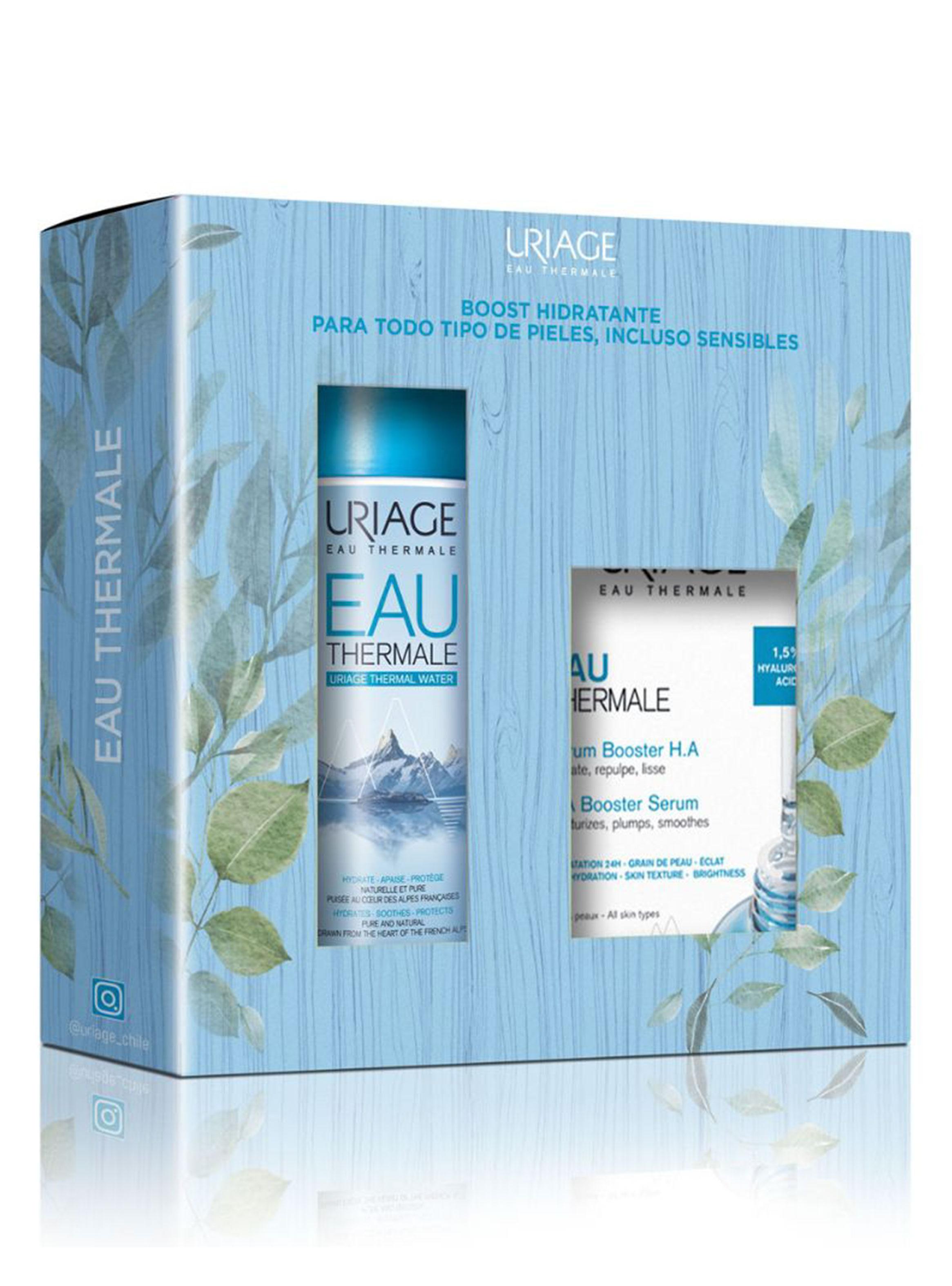 Set Eau Thermale Serum Booster HA + Agua Termal de Uriage 50ml -2