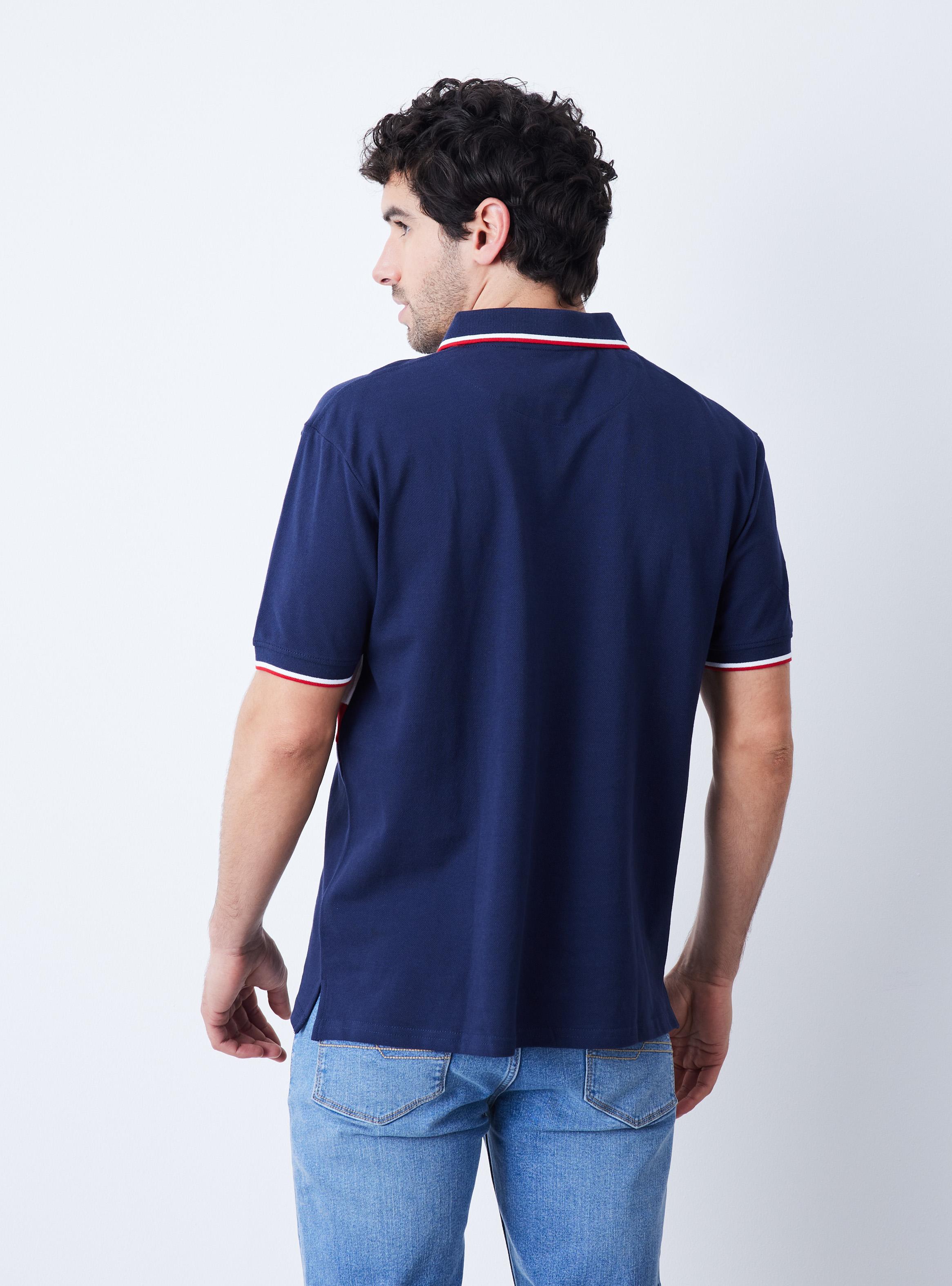 Polera Piqué Logo Front Bloq-1