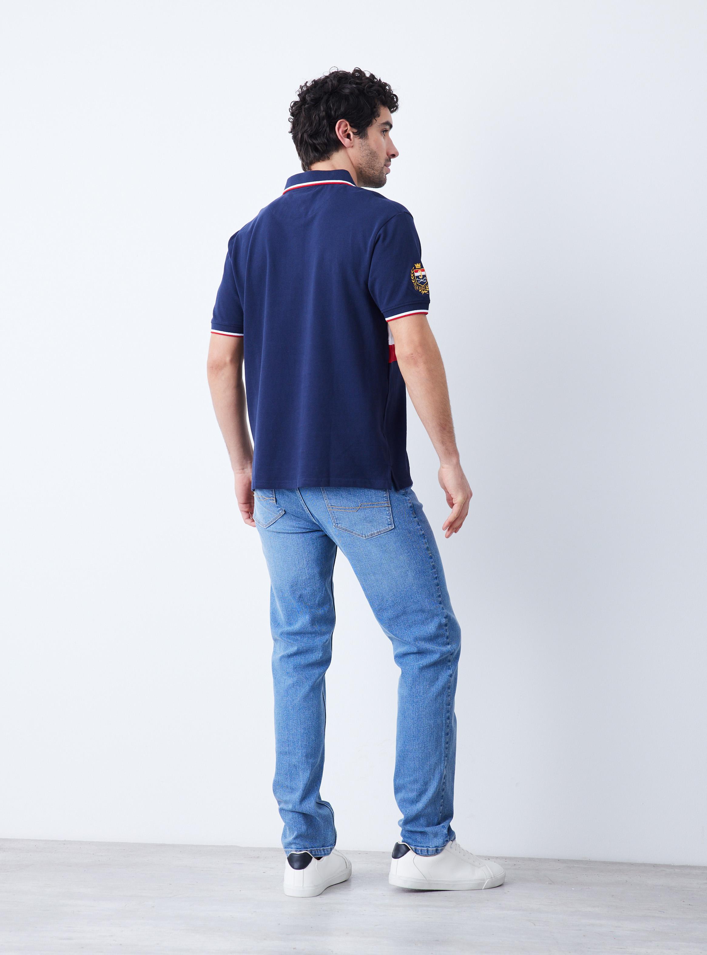 Polera Piqué Logo Front Bloq-5