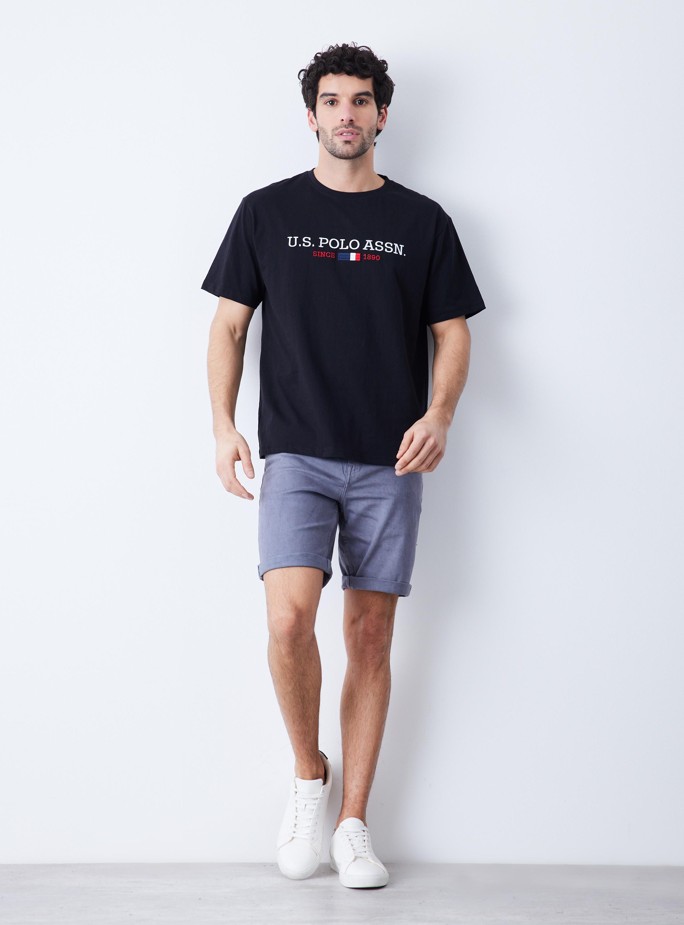 Polera Jersey Cuello Redondo Logo Bordado-4