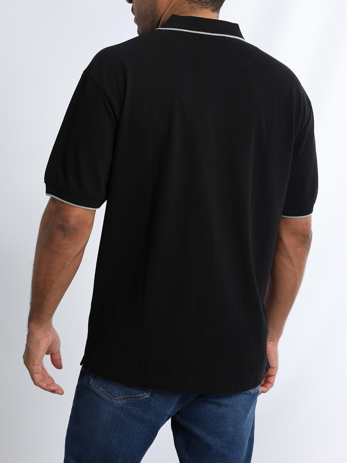 Polera Piqué Promocional Logo Med-2