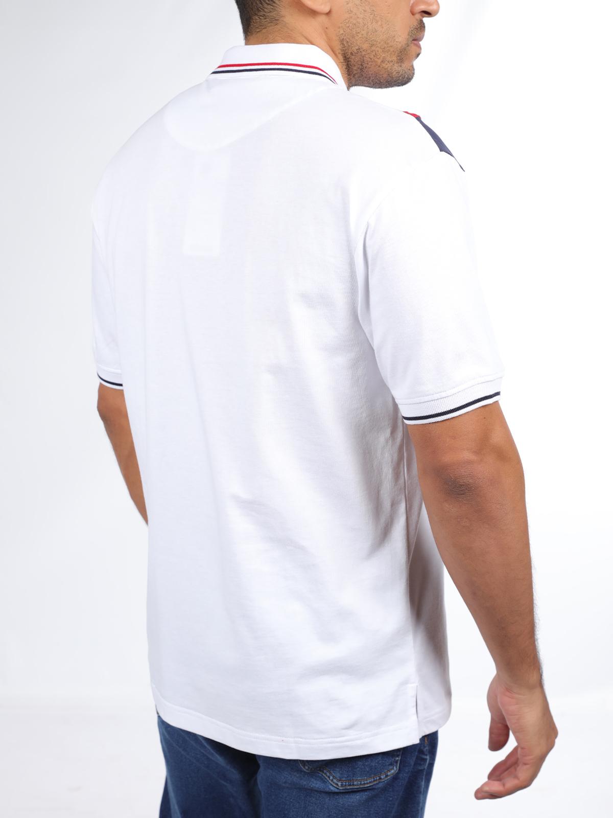 Polera Polo Jersey Linea Diagonal-2